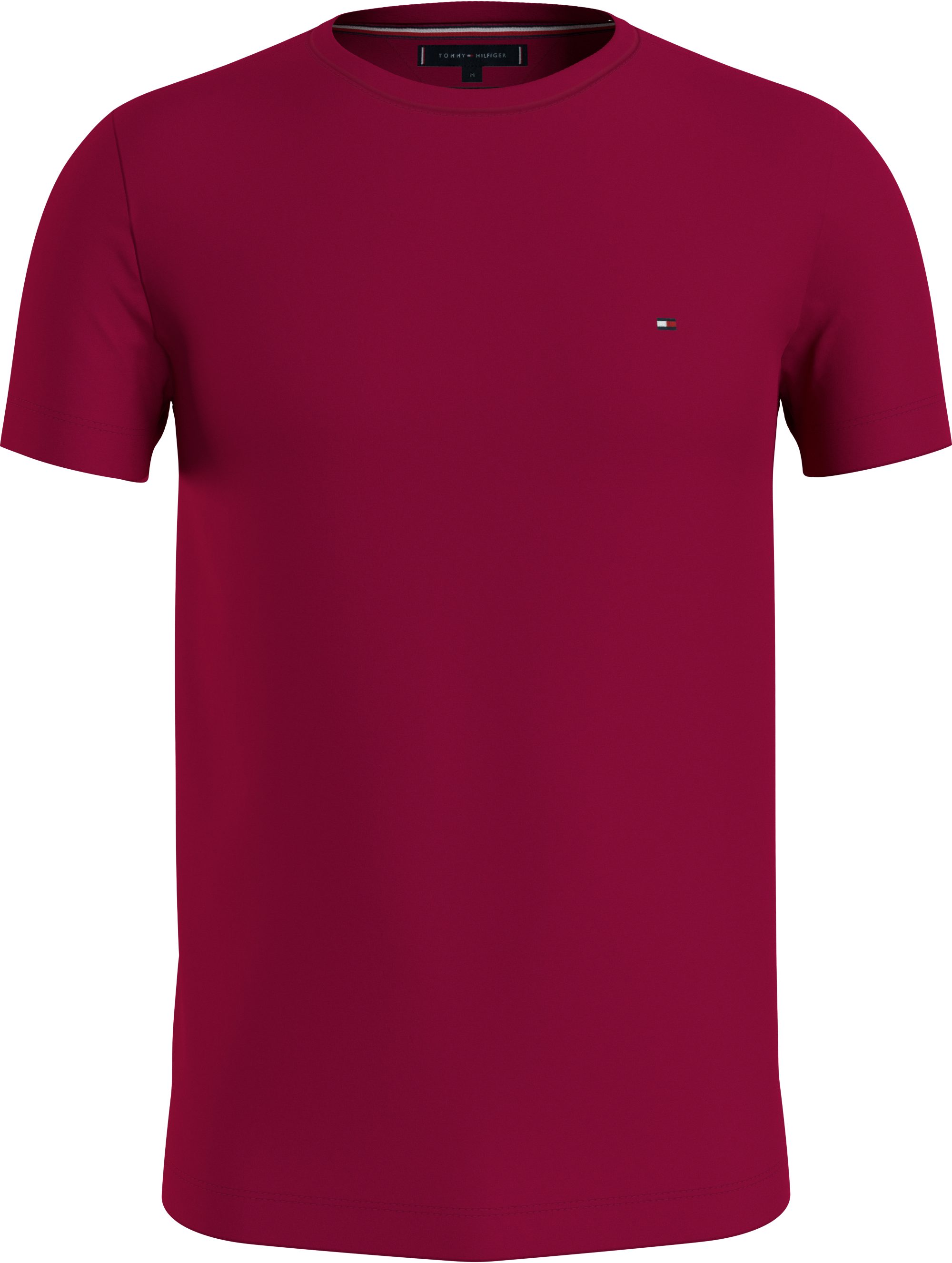 Tommy Hilfiger T-Shirt STRETCH SLIM FIT TEE Royal Berry