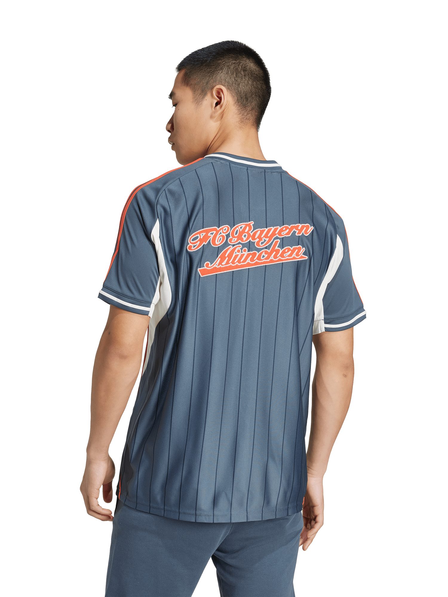 adidas Performance T-Shirt FC Bayern München, Baseballshirt US, Unisex, Navy