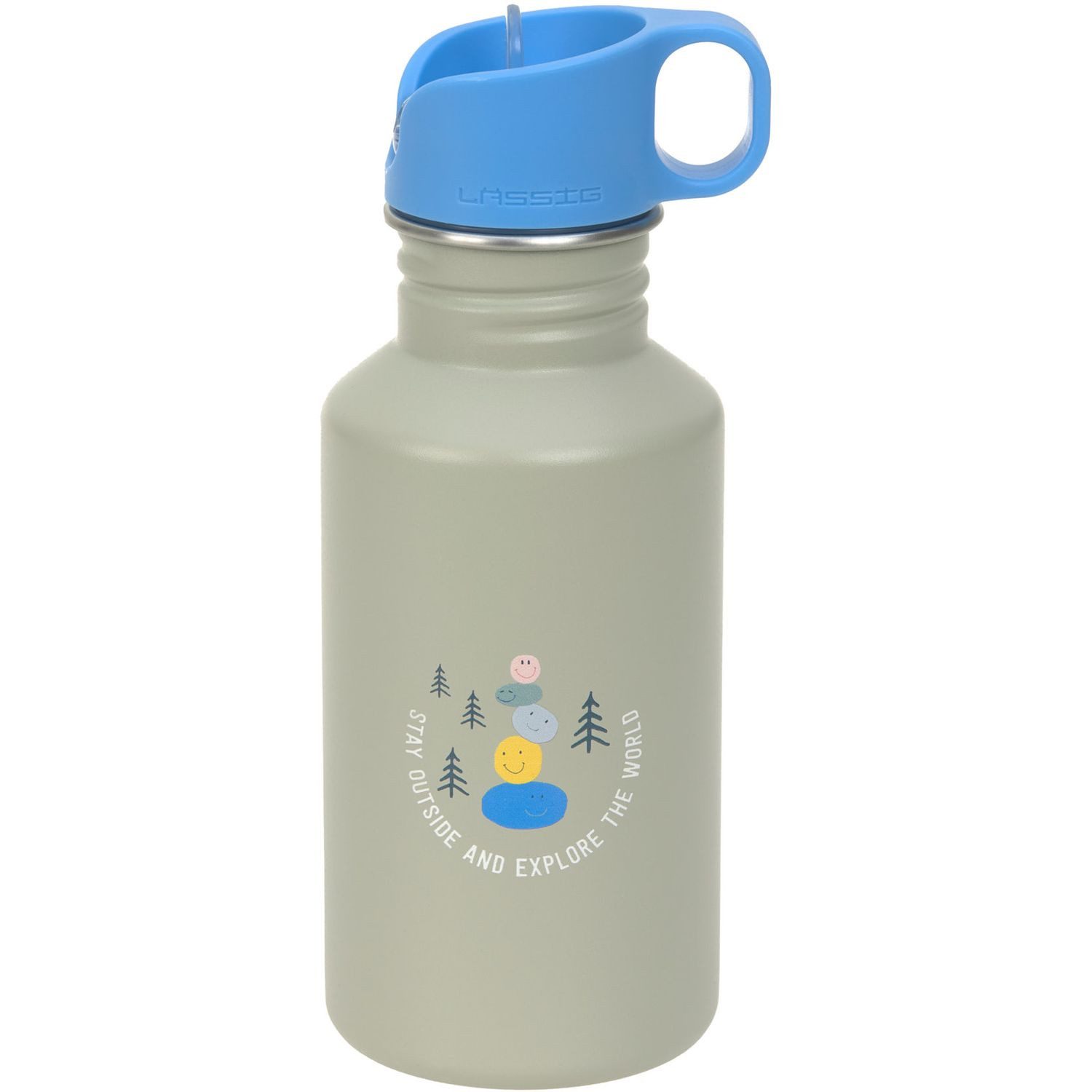 LÄSSIG Trinkflasche Bottle Stainless Steel