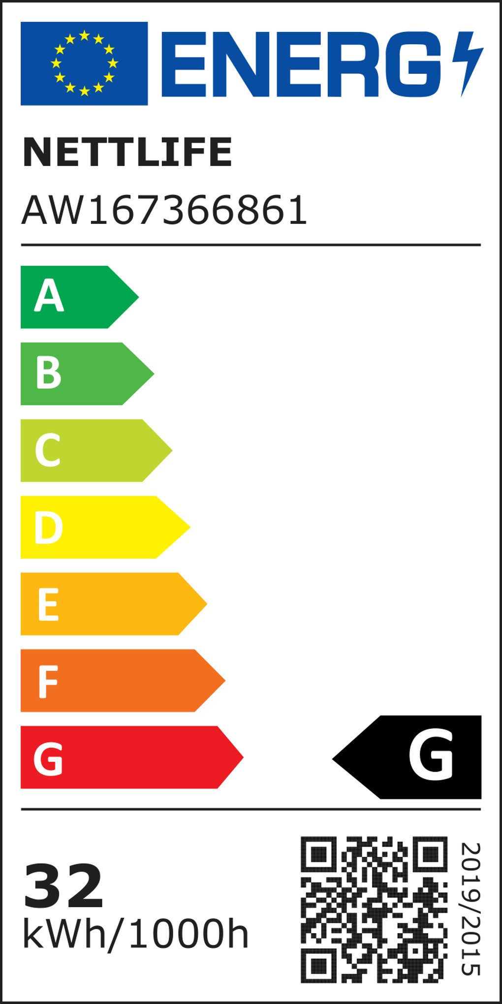 Energieeffizienzklasse: 