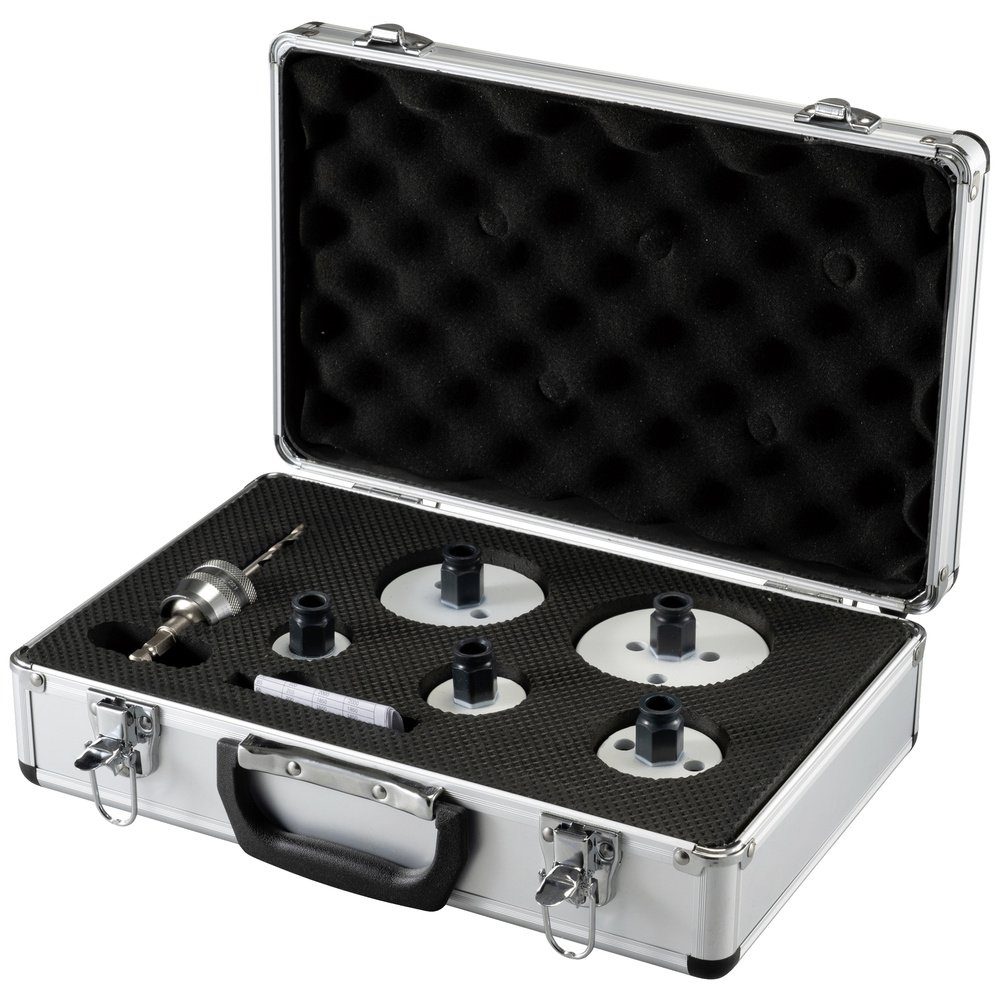 Makita Bohrkrone Makita E-15805 Lochsägen-Set 7teilig 32 mm, 41 mm, 51 mm, 73 mm, 83 m