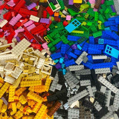 LEGO® Konstruktionsspielsteine »LEGO® 1.000 Steine - Bausteine, Basic, Sondersteine usw. - NEU«, (1000 St)