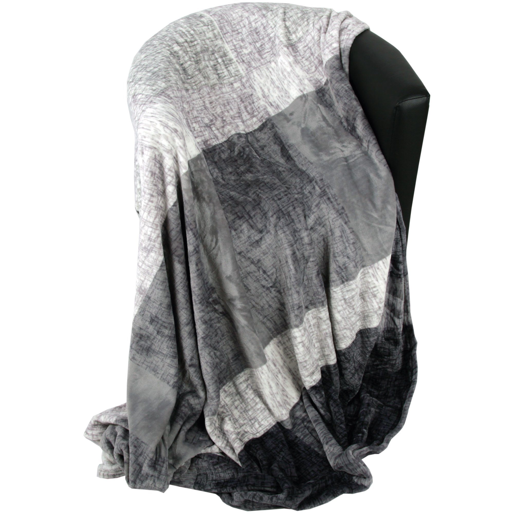 Wohndecke Flanell 150x200 cm, Bestlivings, 100% plüschiges Polyester, federleicht, atmungsaktiv