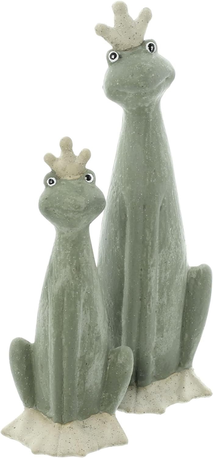 Dekoleidenschaft Dekofigur "Froschkönig" aus Terracotta, 20 günstig online kaufen