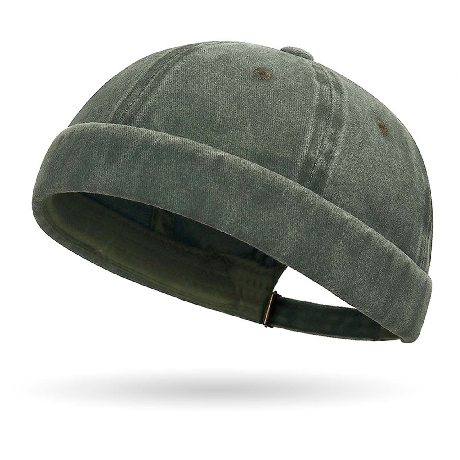 Dockermütze Dockermütze Herren, Seemannsmütze, Brimless Caps