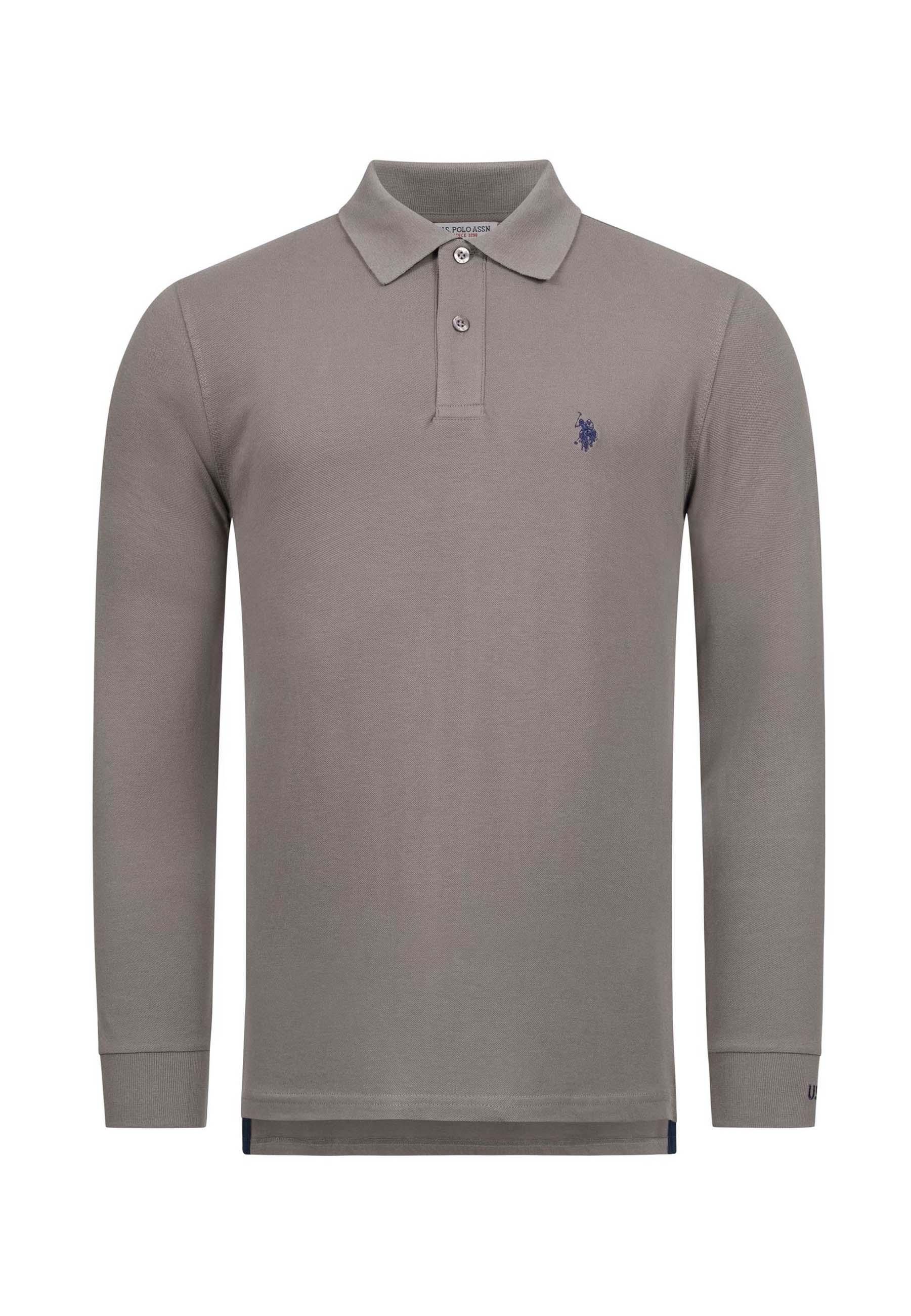 U.S. Polo Assn. Longsleeve USJayson – Herren Langarm Poloshirt mit Logo-Stickerei Mit Flachstrick-Kragen, Knopfleiste und elastischer Baumwollmischung – Bild 5 von 5