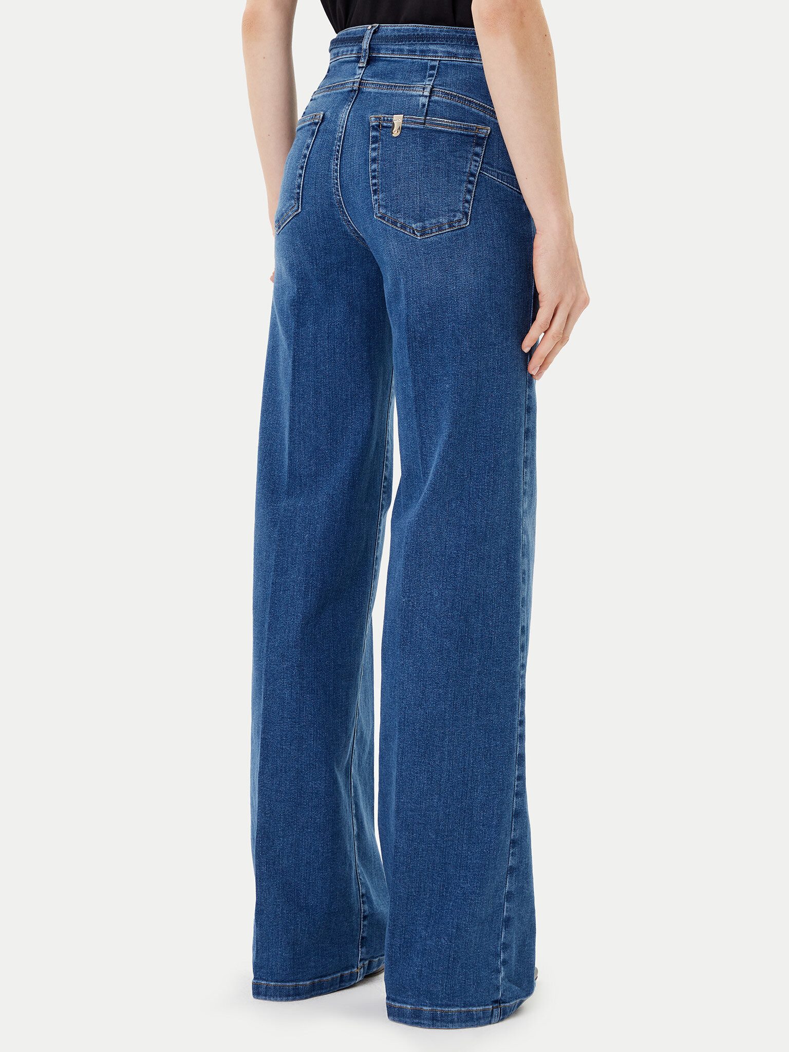 Liu Jo Bootcut-Jeans - Damen Jeans Flared High Waist ? Stretch Denim ? ausgestellte Jeansho