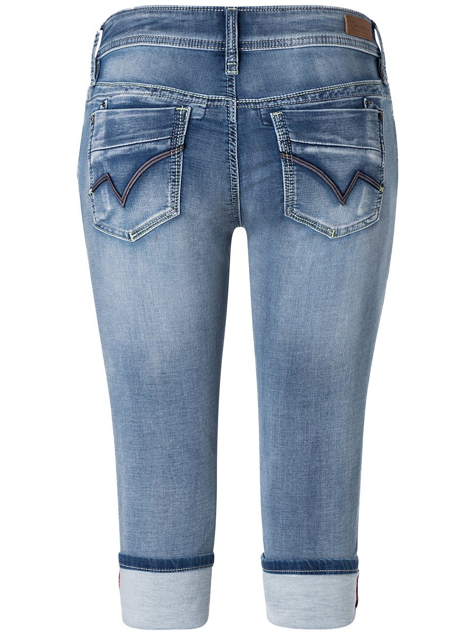 Slim-fit-Jeans Tali mit Stretch TIMEZONE aqua-blue