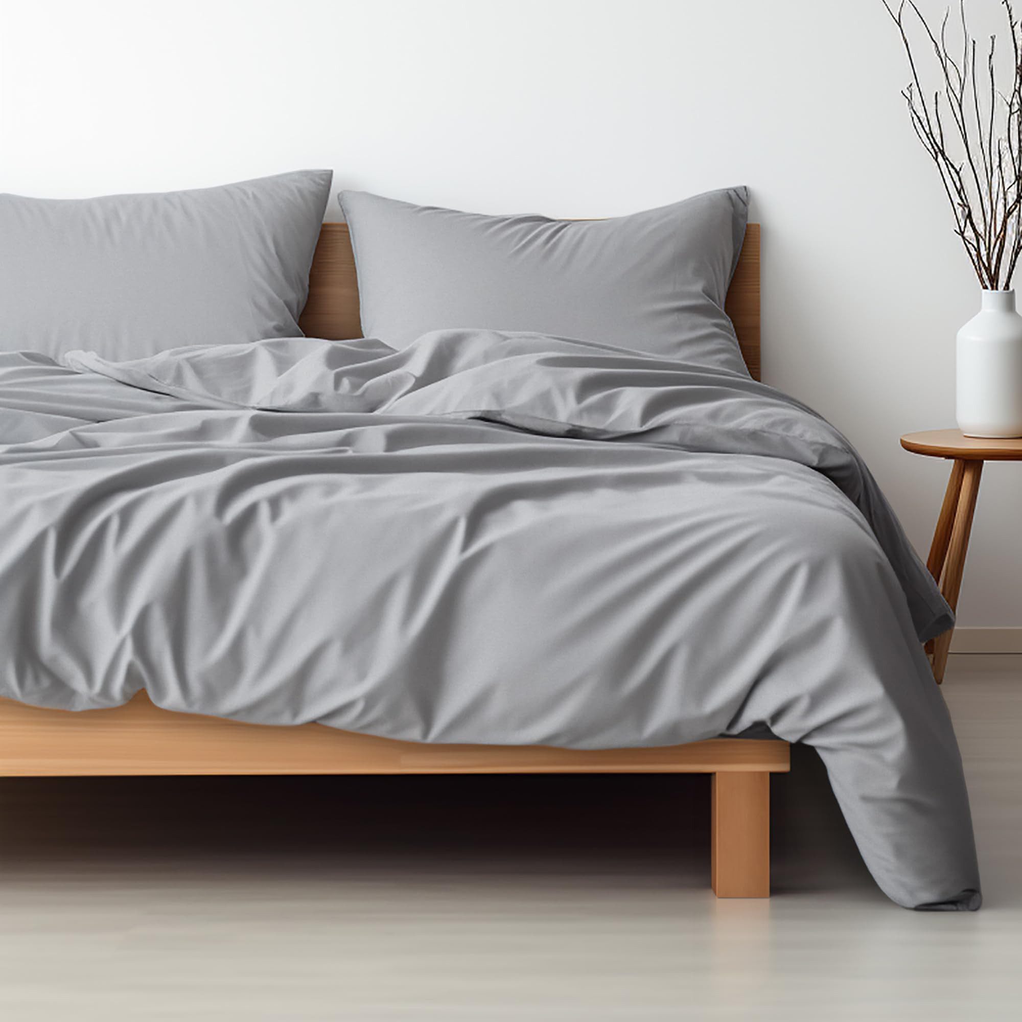 Hausfelder Bettwäsche Set 200x200 cm (2 x Kissenbezug 80x80 cm + Decke 200x günstig online kaufen