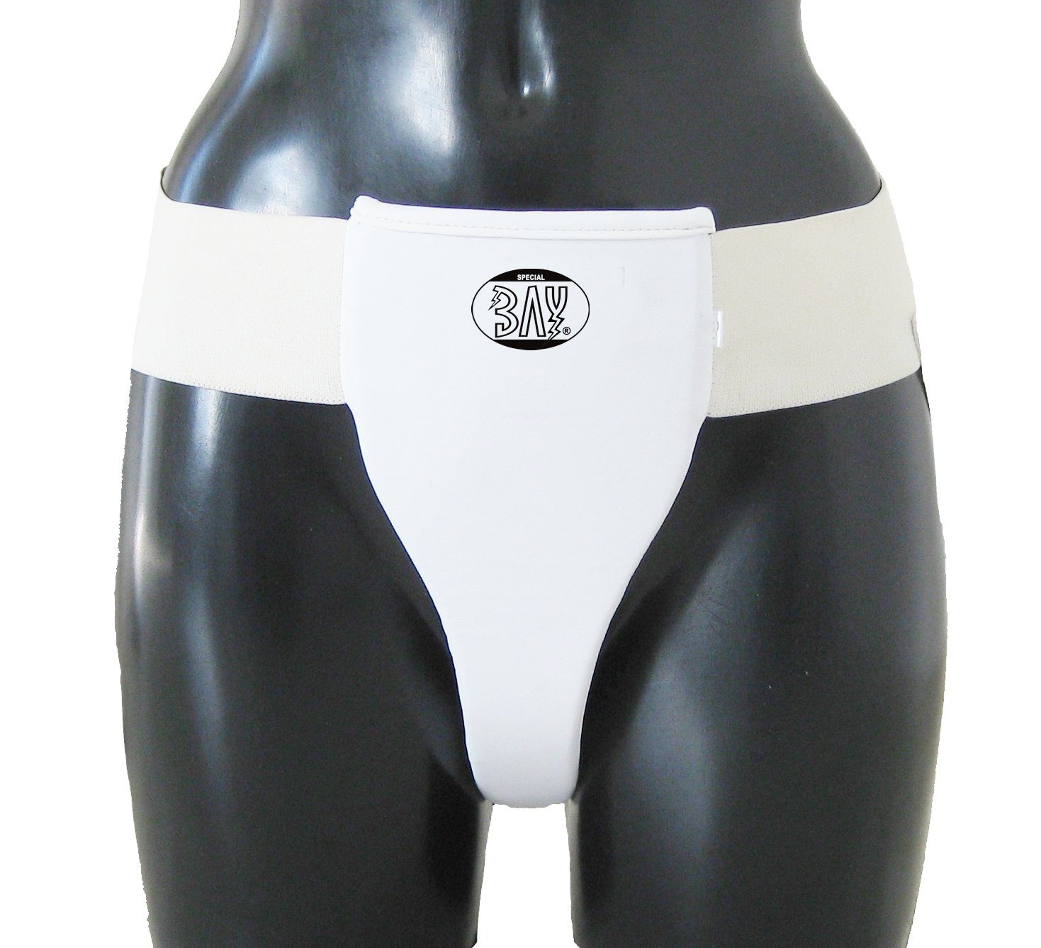 BAY-Sports Tiefschutz Damen Kunstleder Suspensorium Lady Frauen Mädchen Tiefschützer (Stück, Mit Gummibund)