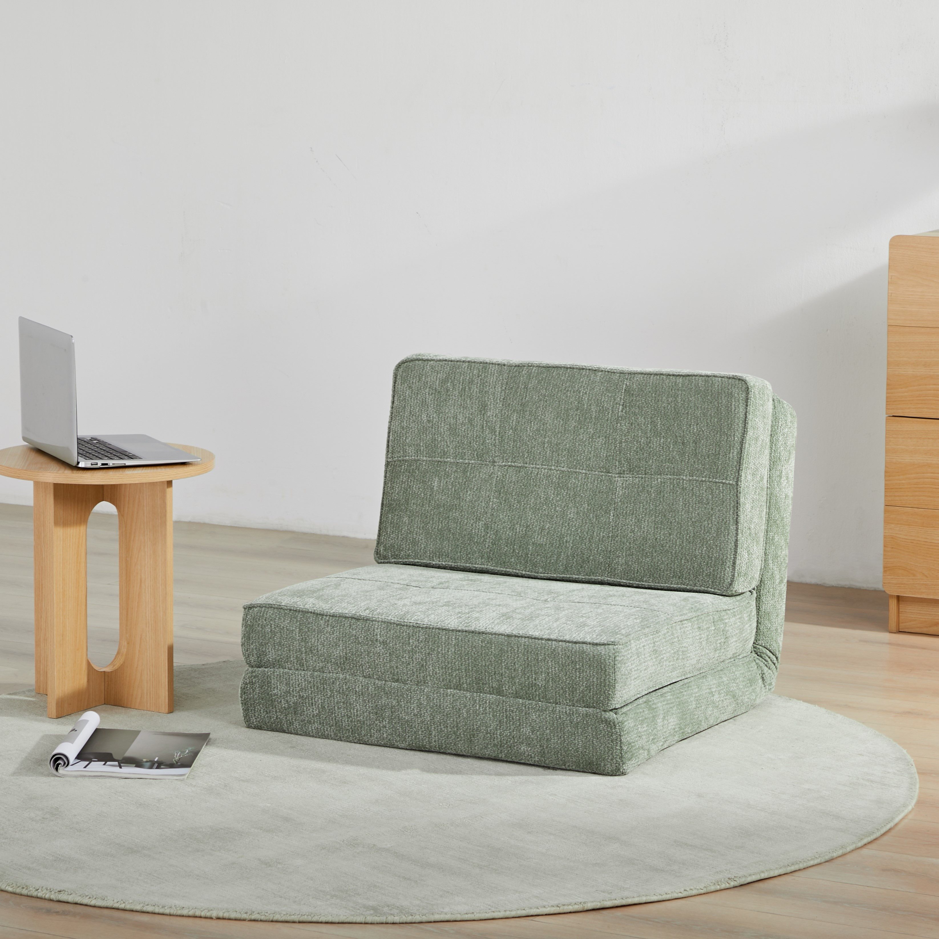 SteeLong Sofa Würfel-Klappschlafsofa, 1 Teile, Mehrfach verstellbares Bodensofa mit hochdichtem Schaumstoff