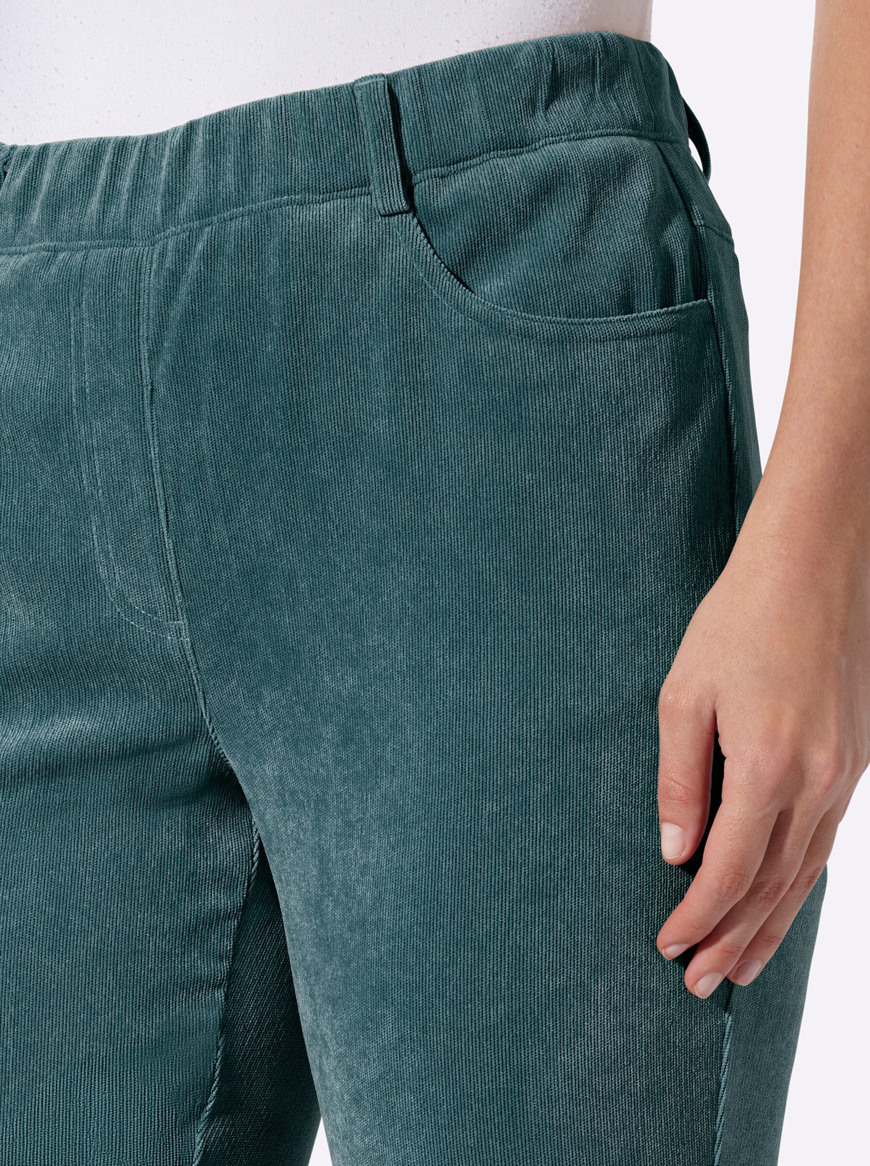 Sieh an! Jerseyhose Cord-Hose komfortabel – Bild 4 von 5