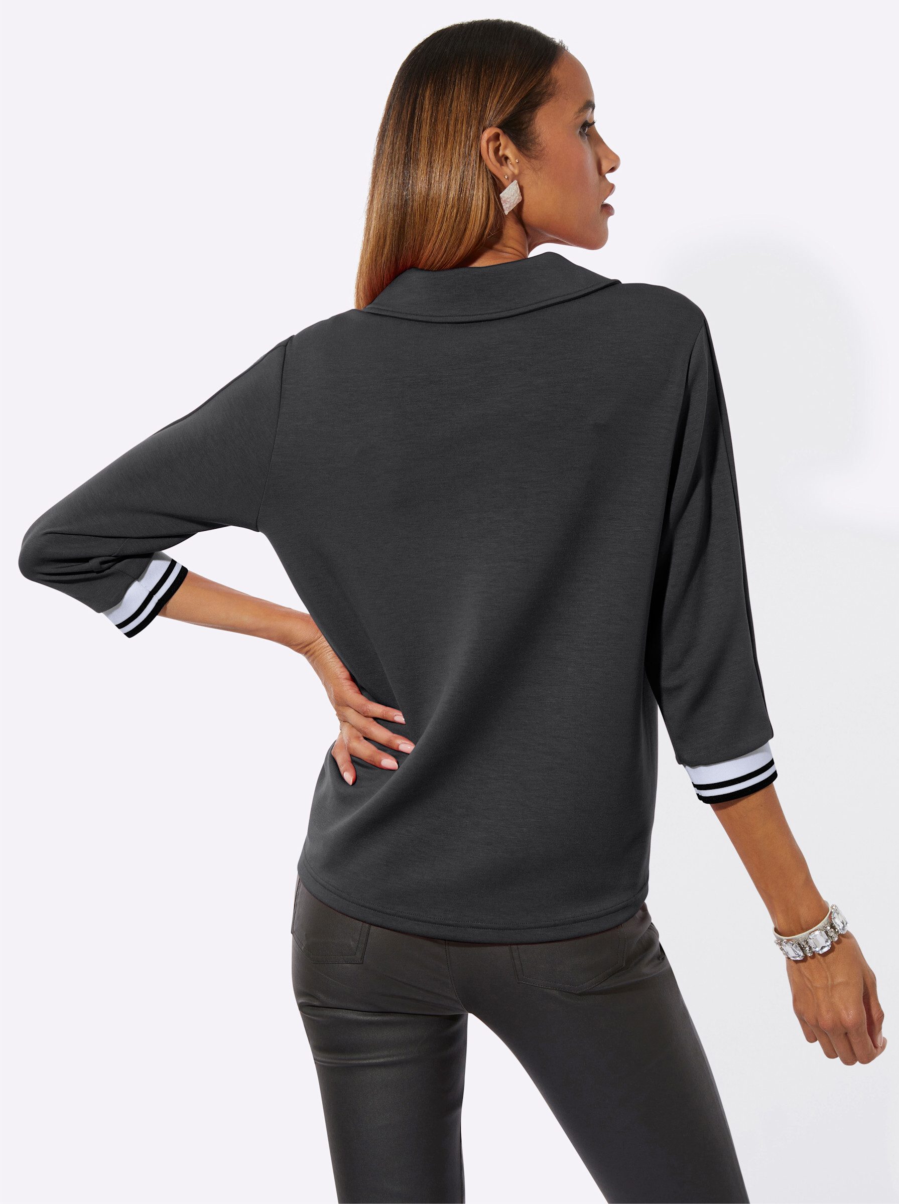 creation L Sweater Modal-Mix-Sweatshirt 3/4-Arm