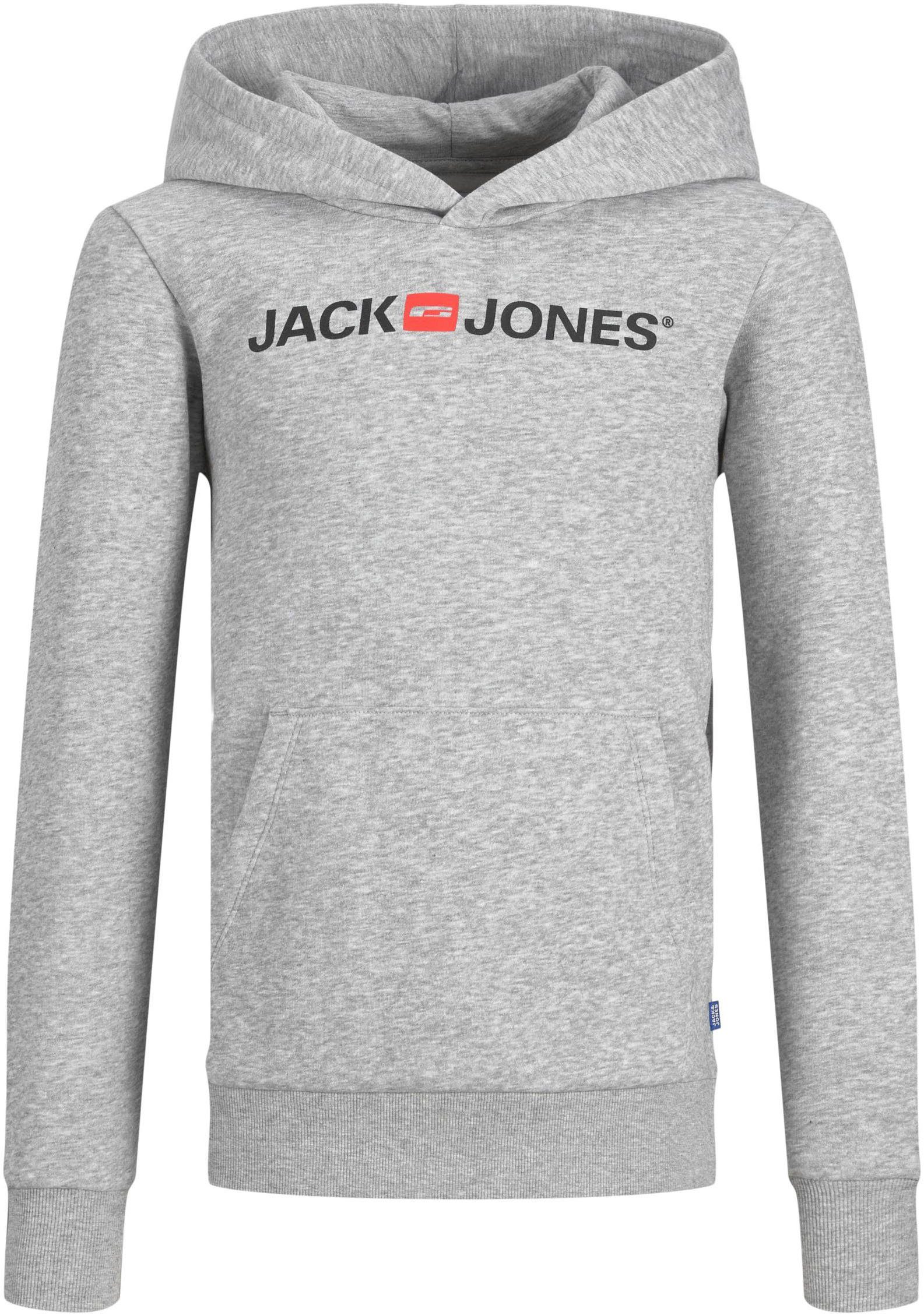 Jack & Jones Junior Grau-2 Kapuzensweatshirt
