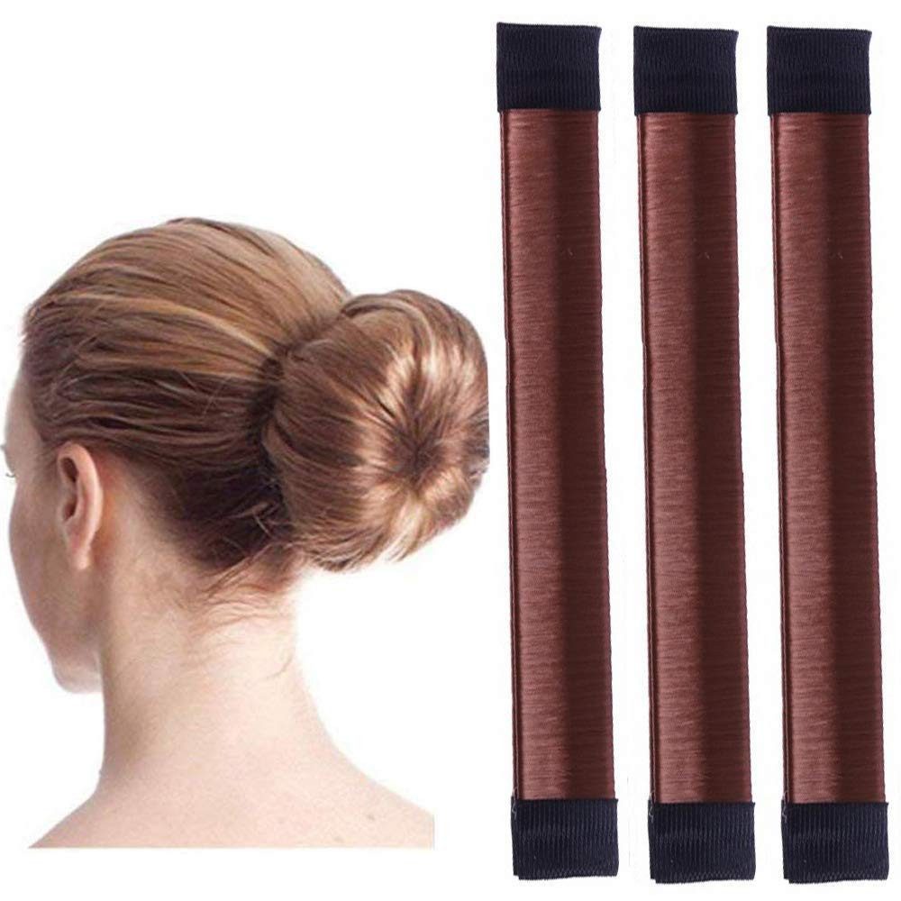 Dilara Haarspange Original Dutt Hair Bun Maker - Hilfe für lange & kurze Haare geeignet, 3 Stück, Perfekter Dutt – Einfach, schnell & langanhaltend