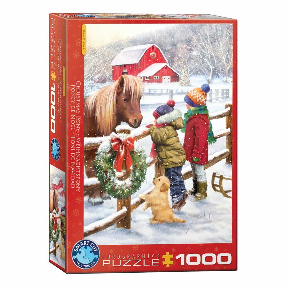 Puzzle Weihnachtspony