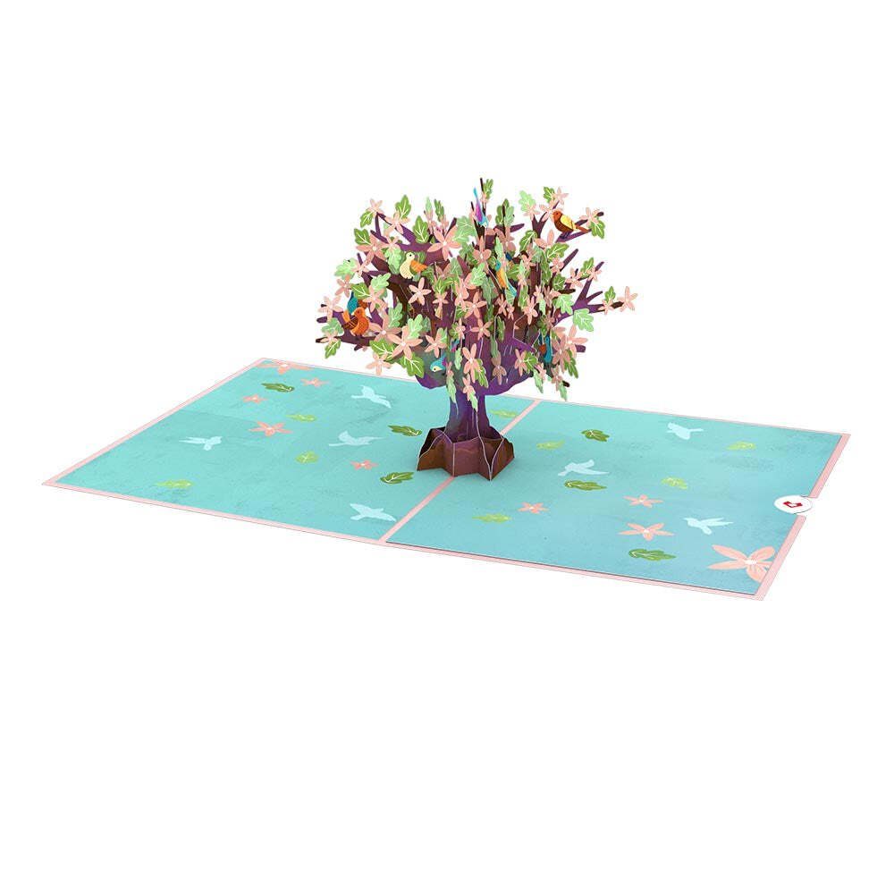 Lovepop Muttertagskarte Vogelbaum zum Muttertag Pop-Up Card