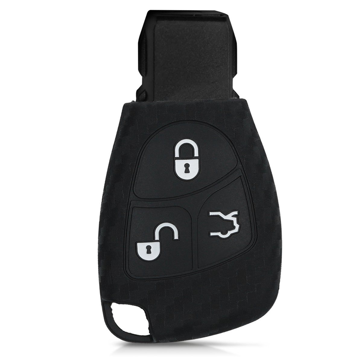 kwmobile Schlüsseltasche Autoschlüssel Hülle für Mercedes Benz (1-tlg), Schlüsselhülle Schlüssel Case Cover