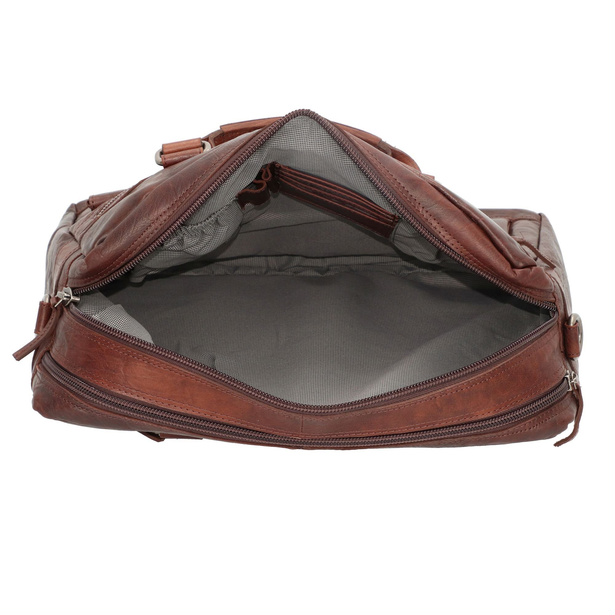 Spikes & Sparrow Aktentasche, Leder