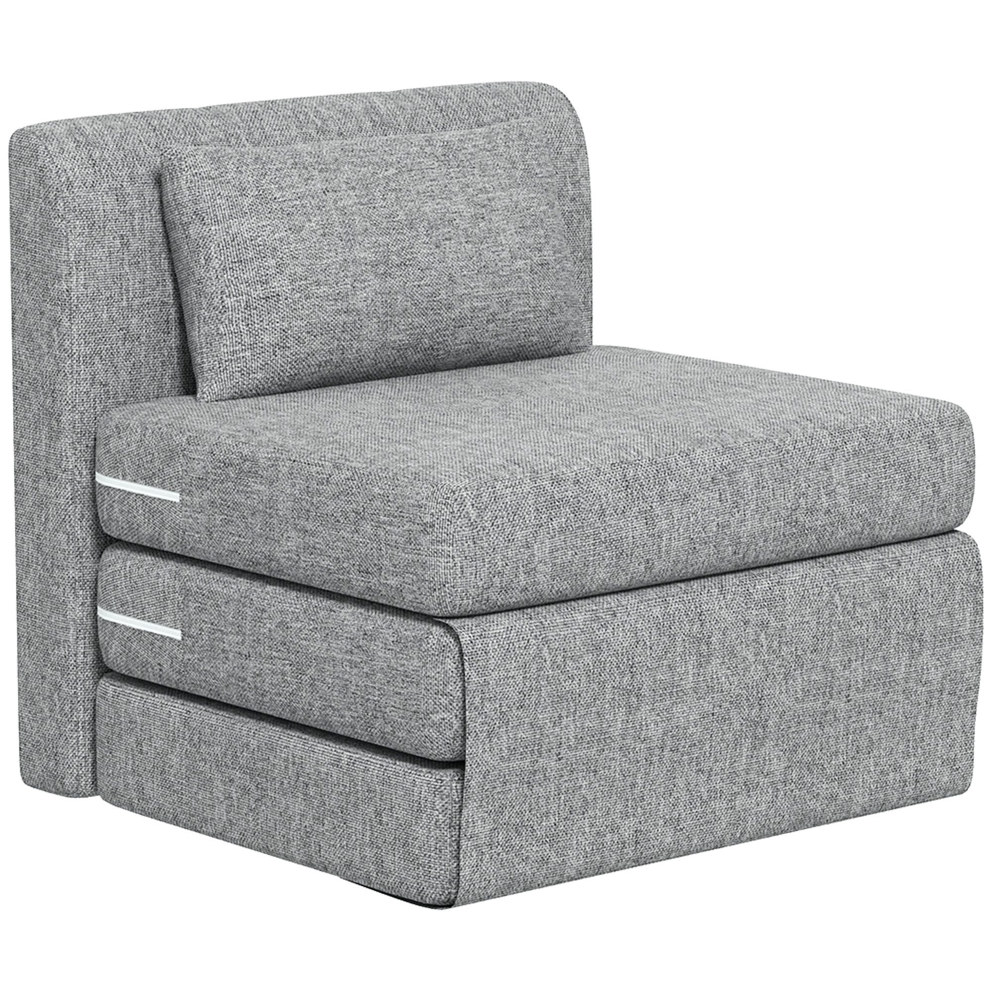 HOMCOM Sitzkissen 2-in-1 Klappbar Schlafsofa mit günstig online kaufen