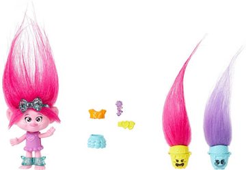 Mattel® Minipuppe Trolls, Hair Pops Königin Poppy