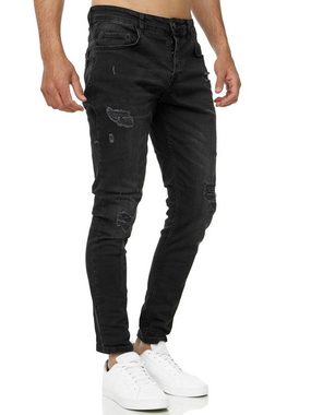 Tazzio Skinny-fit-Jeans A107 Stretch mit Elasthan & im Destroyed-Look