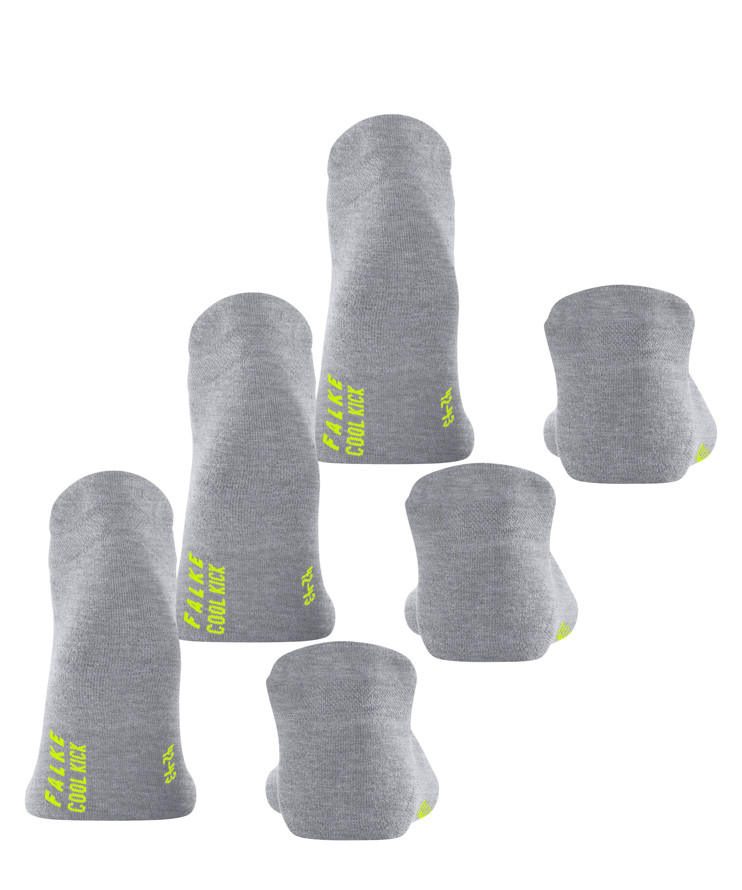 FALKE Sneakersocken Cool Kick 3-Pack Sneakersocken (3-Paar) mit ultraleichter Plüschsohle
