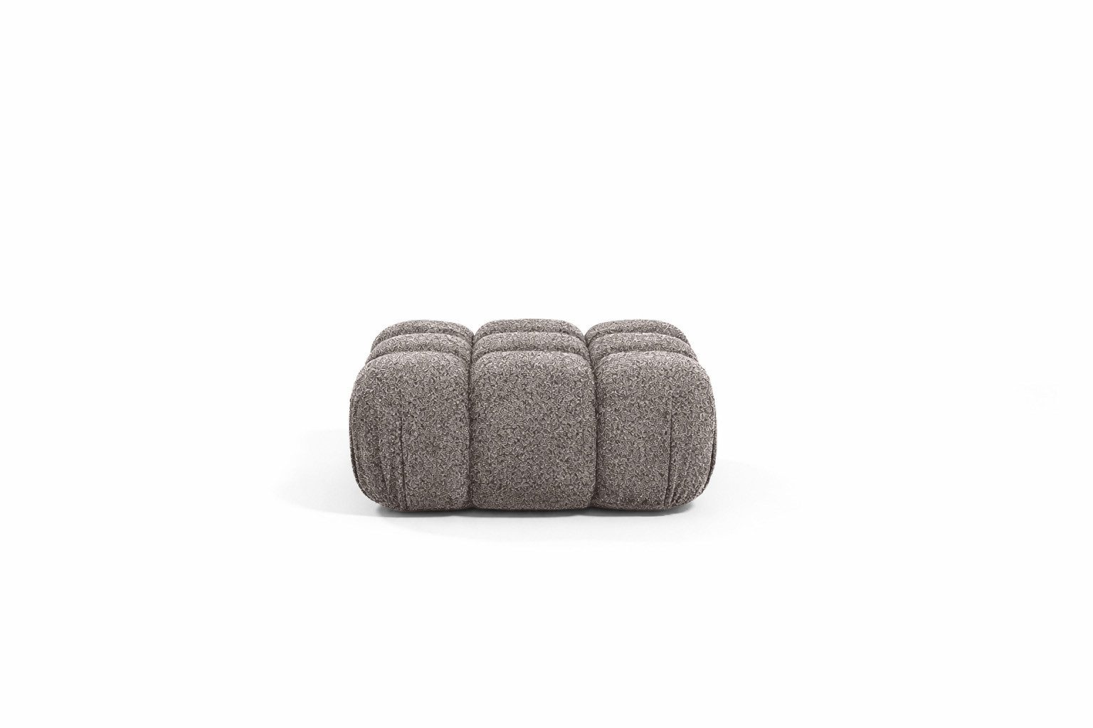 Kaiser Möbel Hocker Modularer für das Wohnzimmer, Bouclé-Stoff Abriamo, Selia (Hocker), Teil der Selia Modul-Kollektion,Weiche,Vielseitig kombinierbar