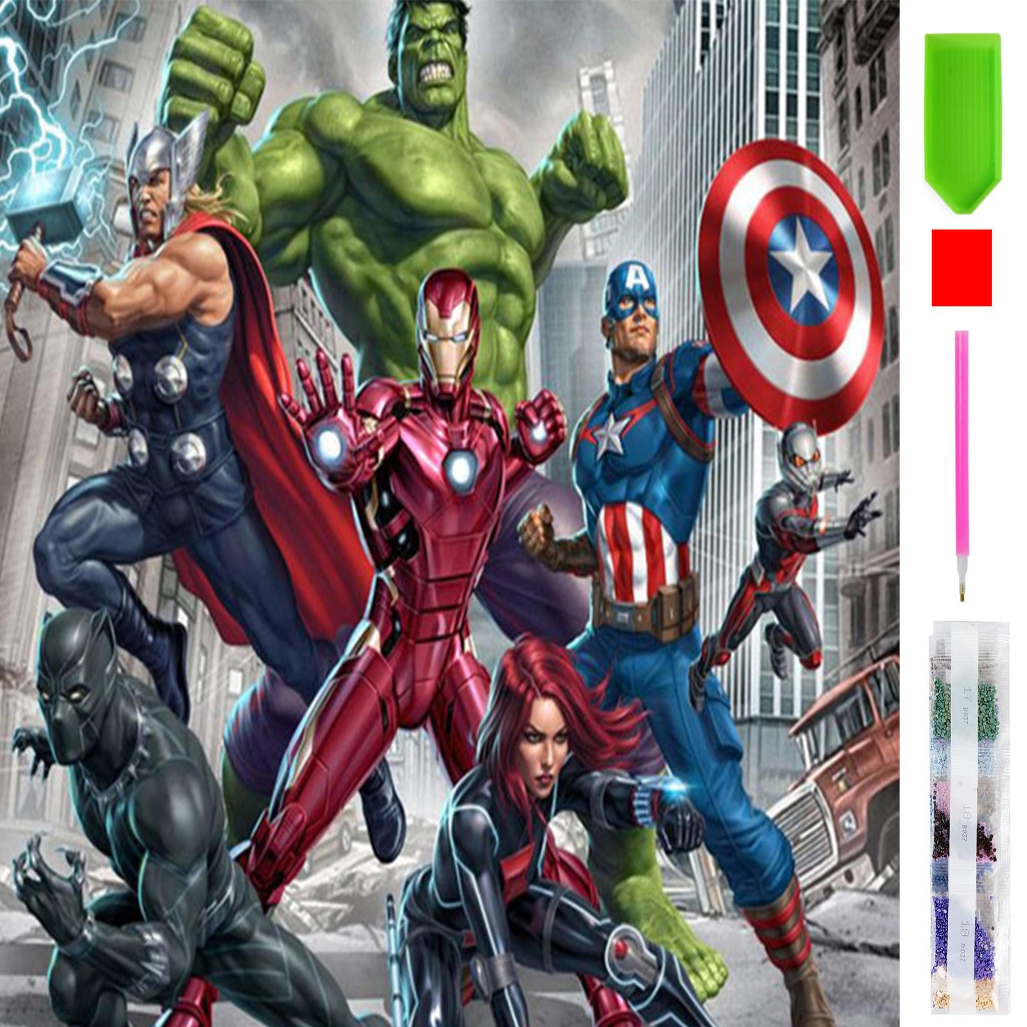 LA CUTE Malen nach Zahlen 5d Diamond Painting Action Comic Figuren Malen na günstig online kaufen