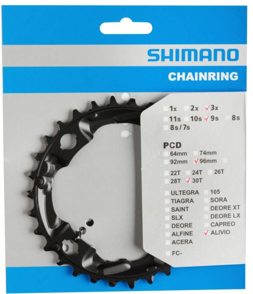 Kettenschaltung SHIMANO Kettenblatt FC-M4000/FC-M4050 30 Zähne - präziser Antrieb für