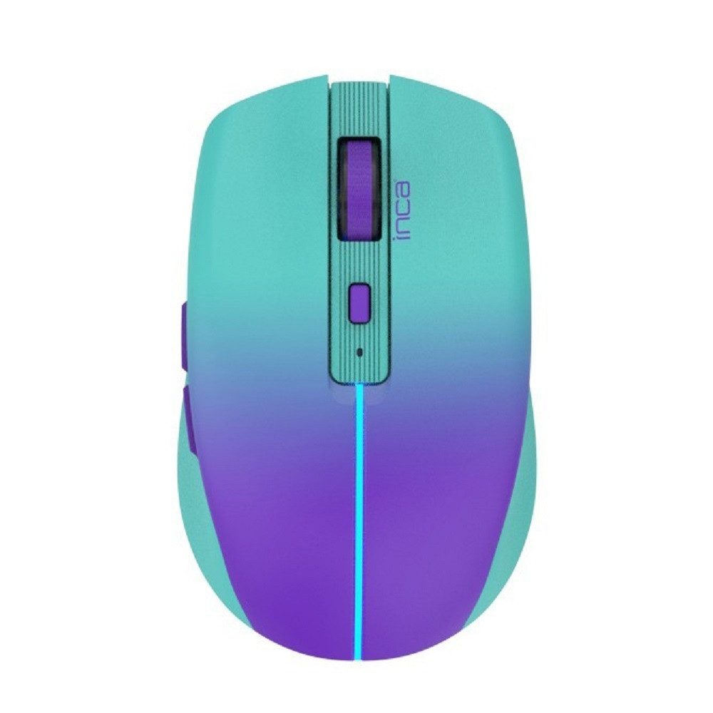 INCA Maus 1600 DPI Wireless Bluetooth 6D Taste 500mAh Akku Silent Key Maus