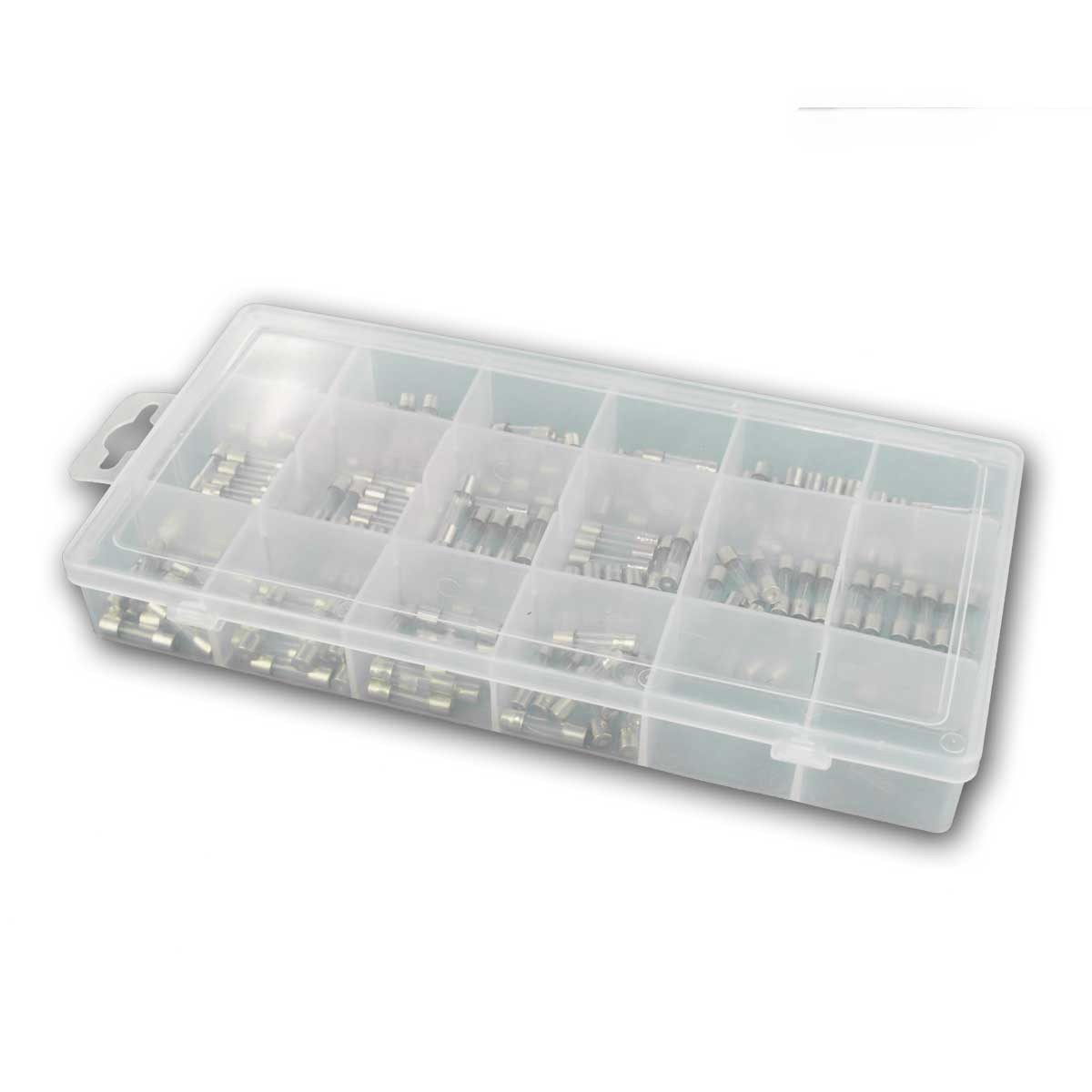 Blanko Sicherungshalter Sicherungen Sortiment 80xTräge/80x Flink, GlasFuse