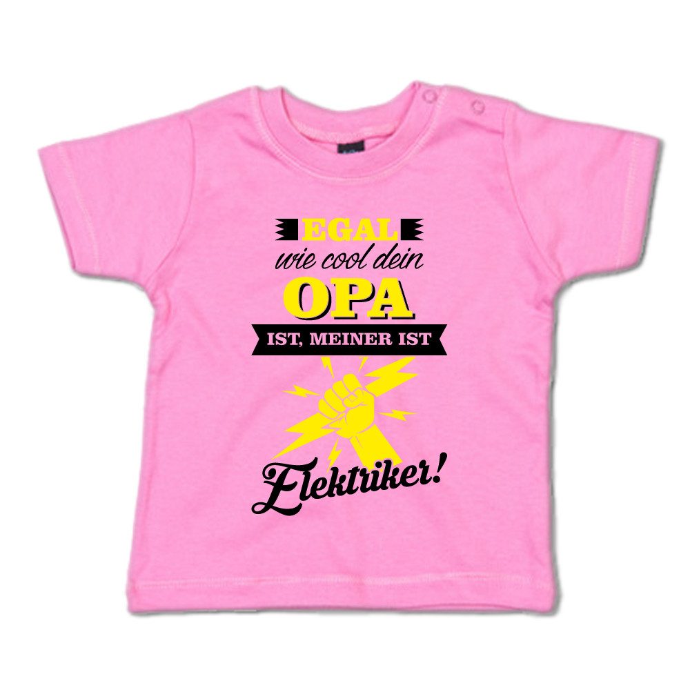 Ggraphics TShirt Egal wie cool Dein Opa ist, meiner ist Elektriker