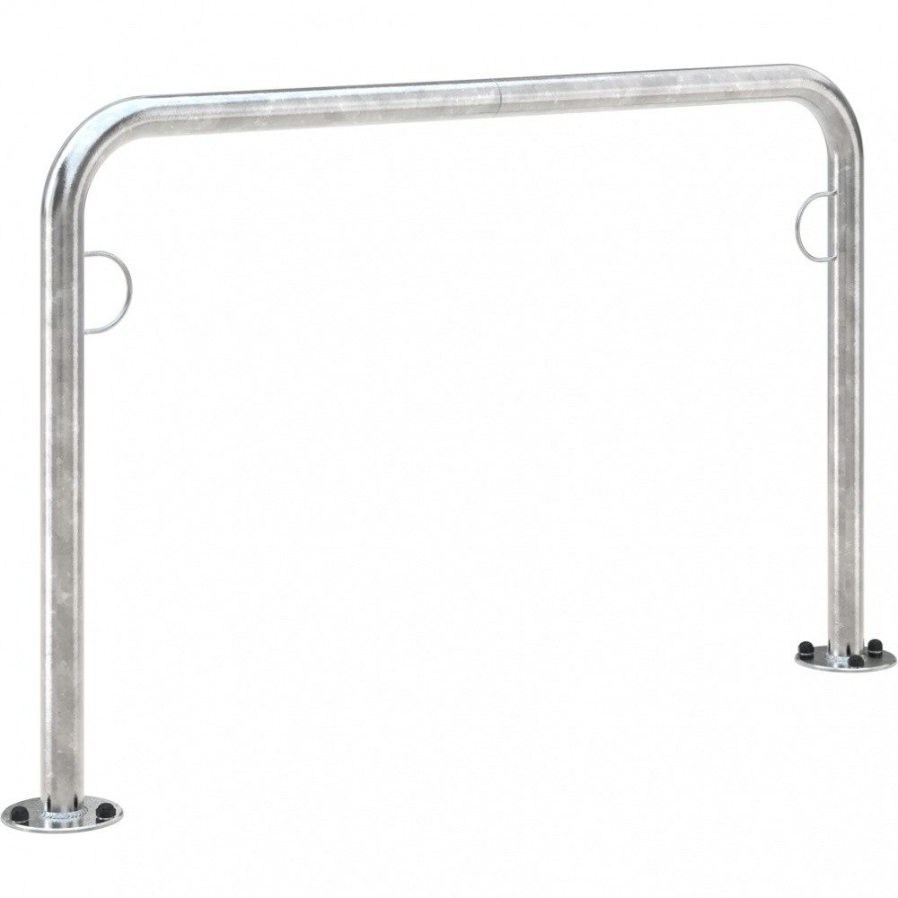 Dreifke Fahrradständer Fahrrad Anlehnbügel Trust 31, zum Aufdübeln, mit Ringösen, B1250mm, für 2 Fahrräder