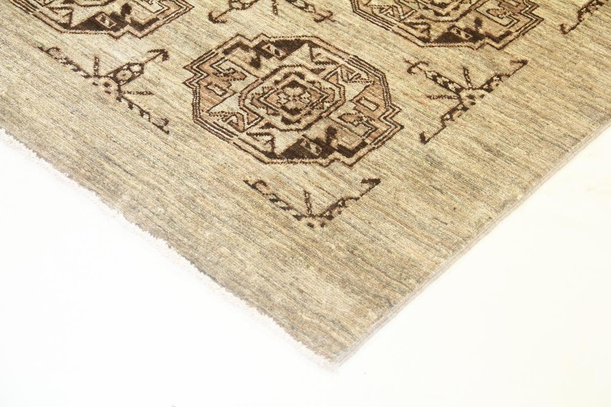Orientteppich 6 Nain mm Yamut Höhe: Quadratisch, Trading, rechteckig, Handgeknüpfter Orientteppich Turkaman 205x207
