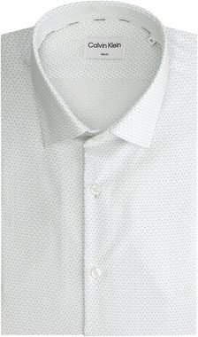 Calvin Klein Langarmhemd STRETCH DASH PRINT SLIM SHIRT