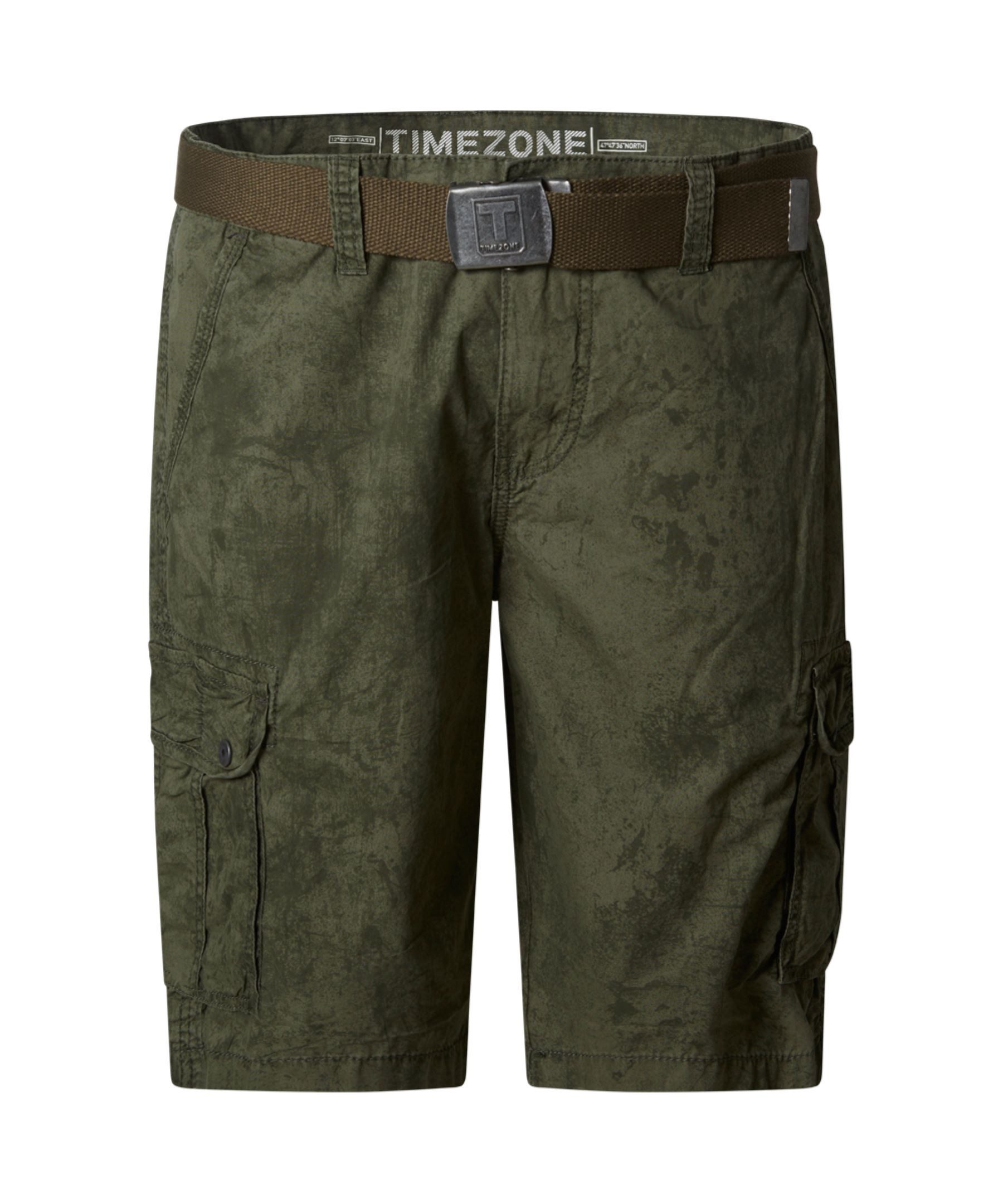 TIMEZONE Cargoshorts Moderne Casual Shorts mit Gürtel (1-tlg) Regular MaguireTZ Short