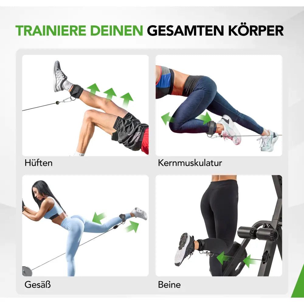 Sport-Knight® Trainingsmanschette Deluxe Fußmanschette, Beinschlaufe für Po-und Beintraining am Kabelzug