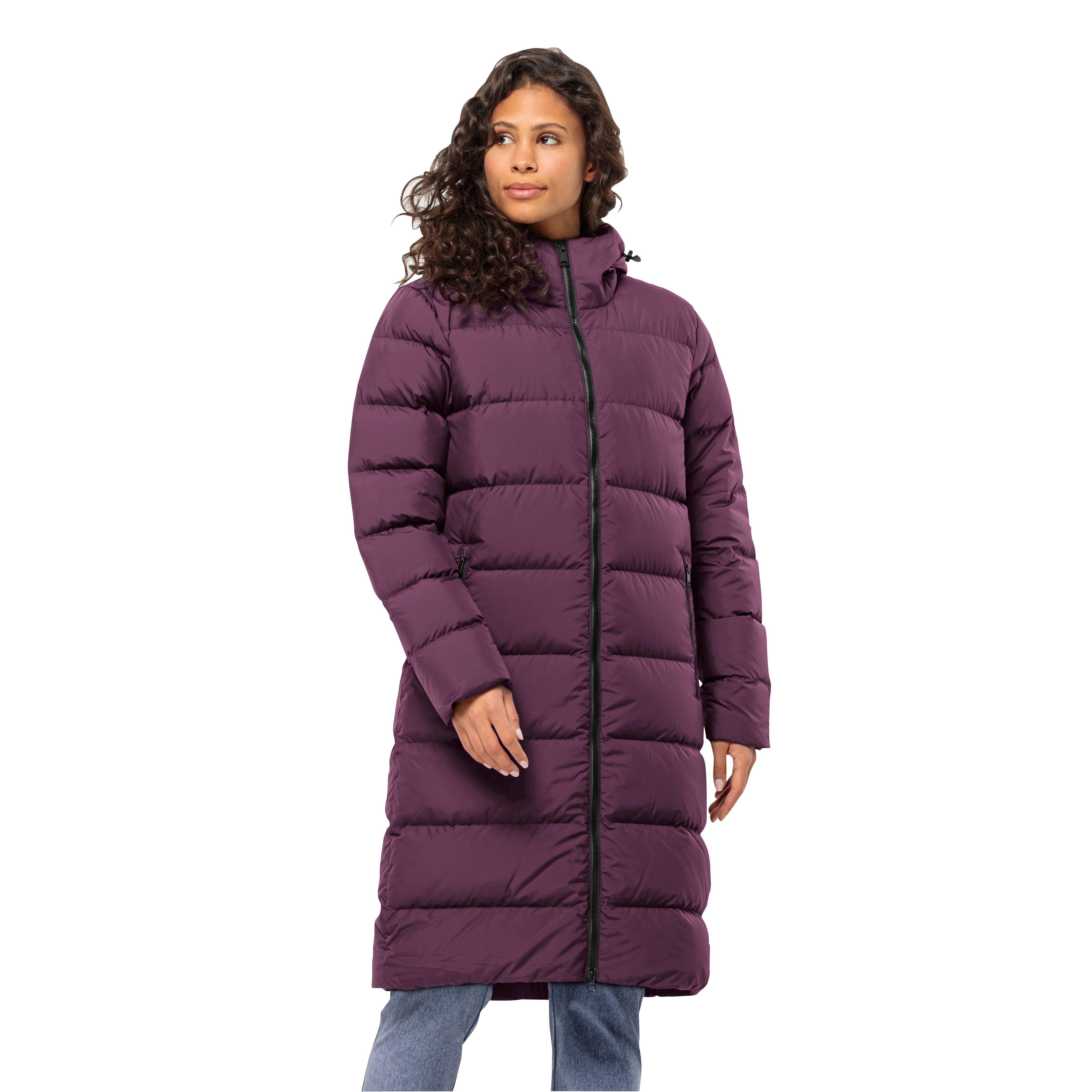 Jack Wolfskin Daunenmantel FROZEN PALACE COAT W mit Kapuze