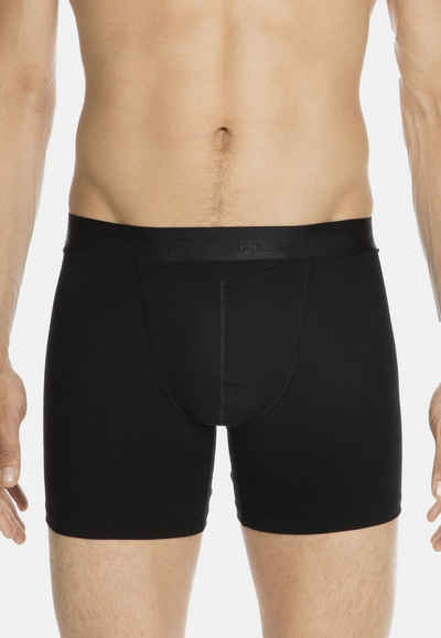 Hom Retro Boxer H01 (1-St) Long Boxershort / Pant - Baumwolle - Mit Eingriff - Длинаr geschnitten