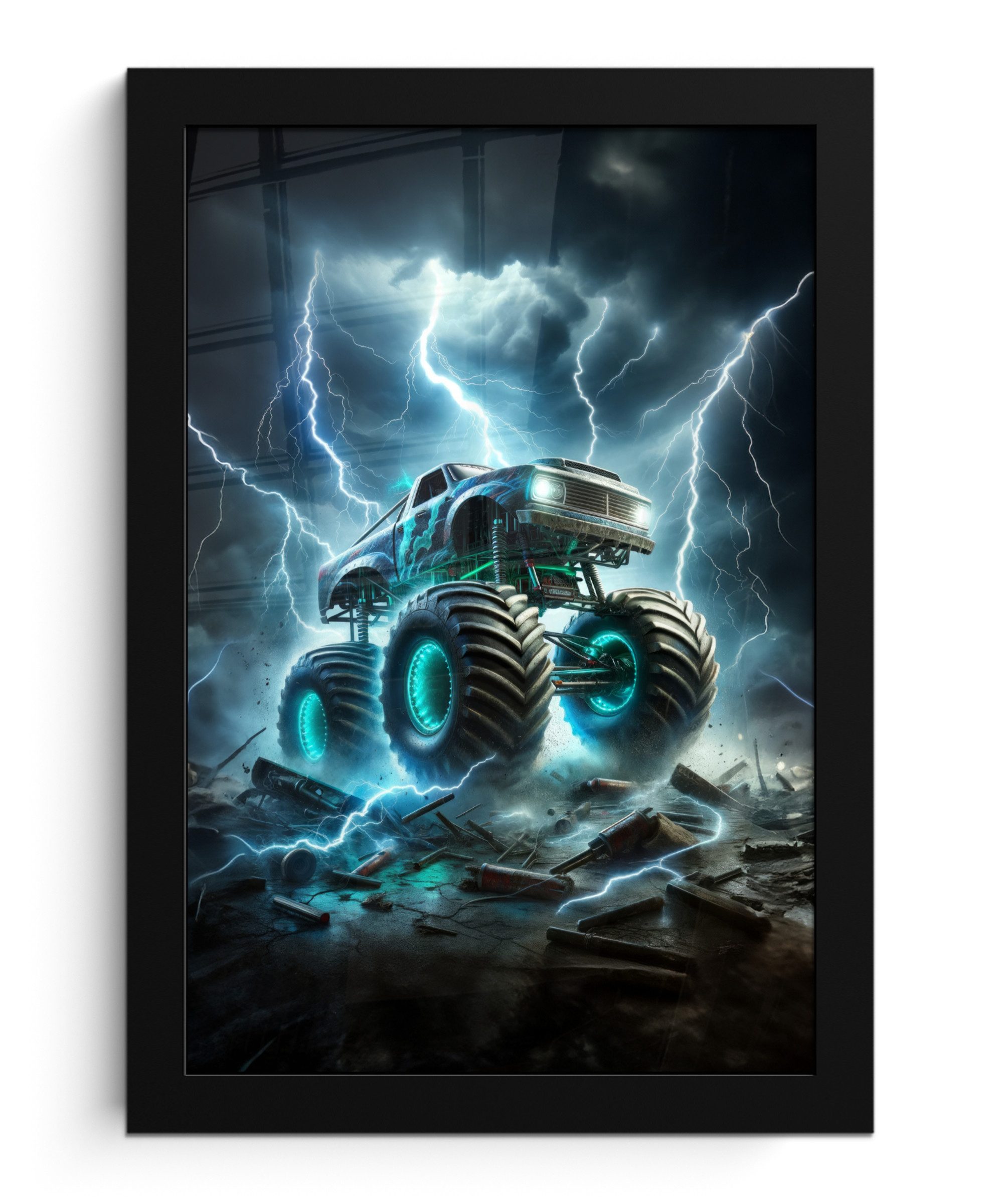 MuchoWow Poster Monstertruck - Blitz - günstig online kaufen