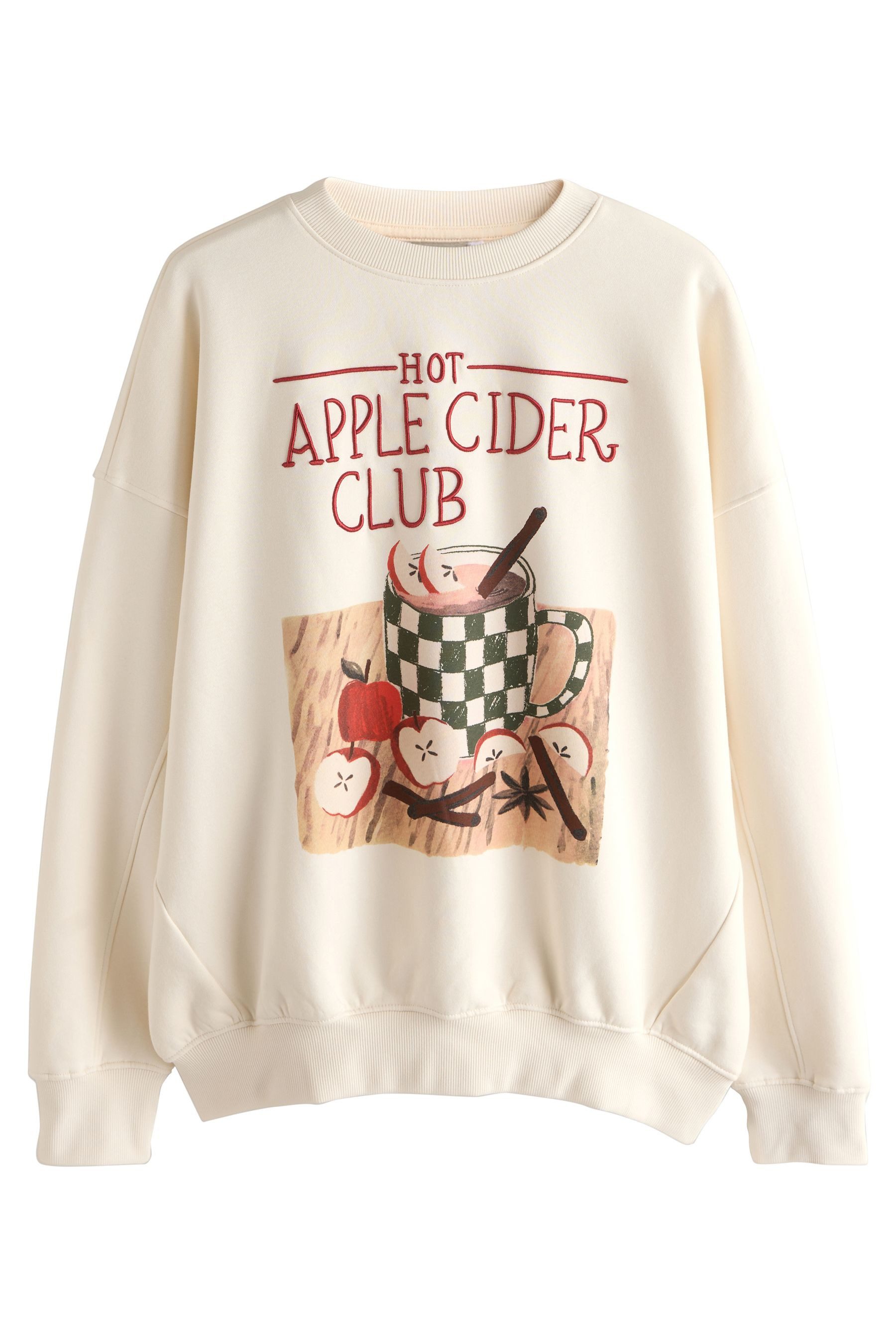Sweater Sweatshirt mit Grafik „Cidre“, Petite