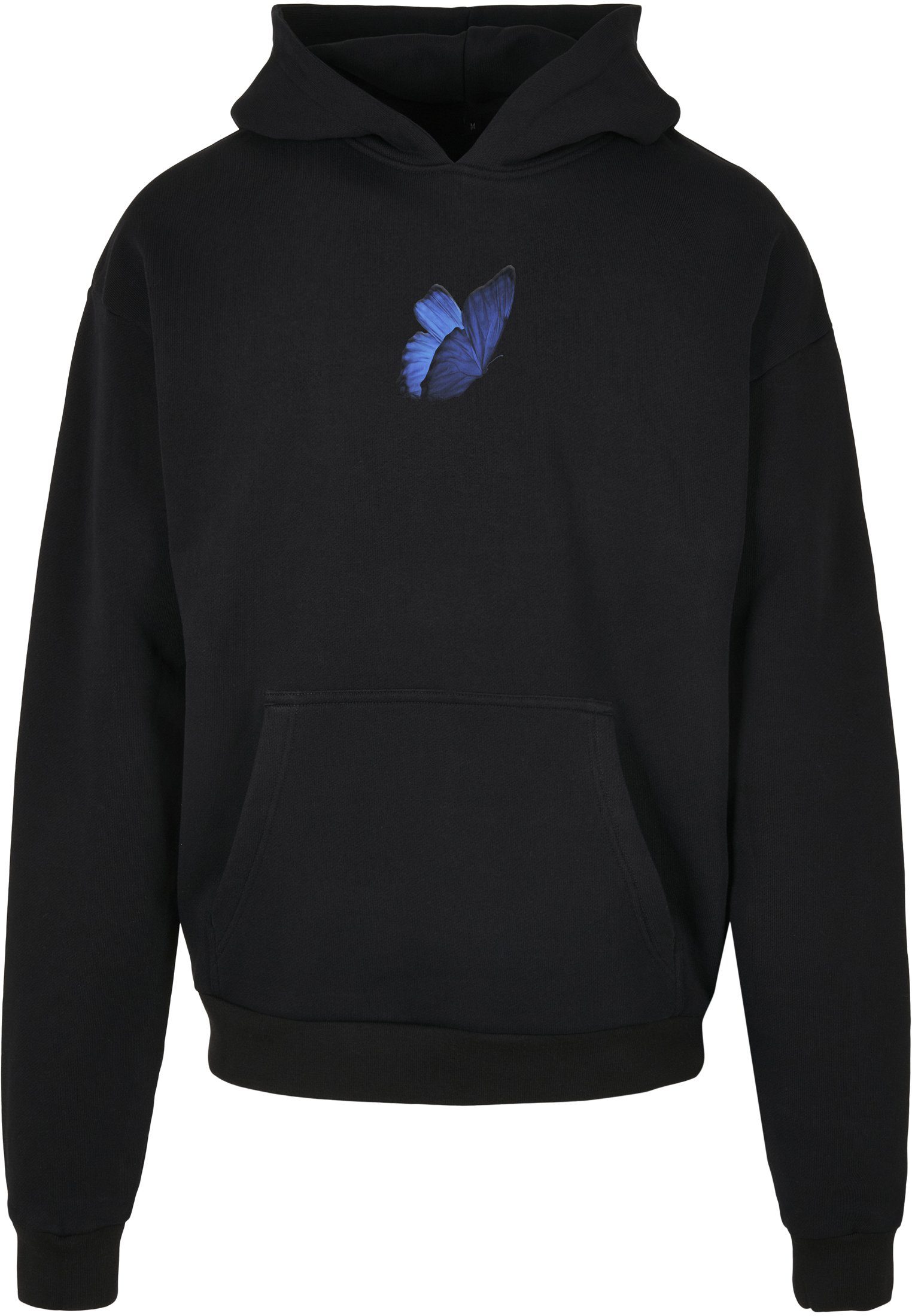 Tee Upscale Papillon Sweater Herren Mister by black Oversize (1-tlg) Le Heavy Hoody