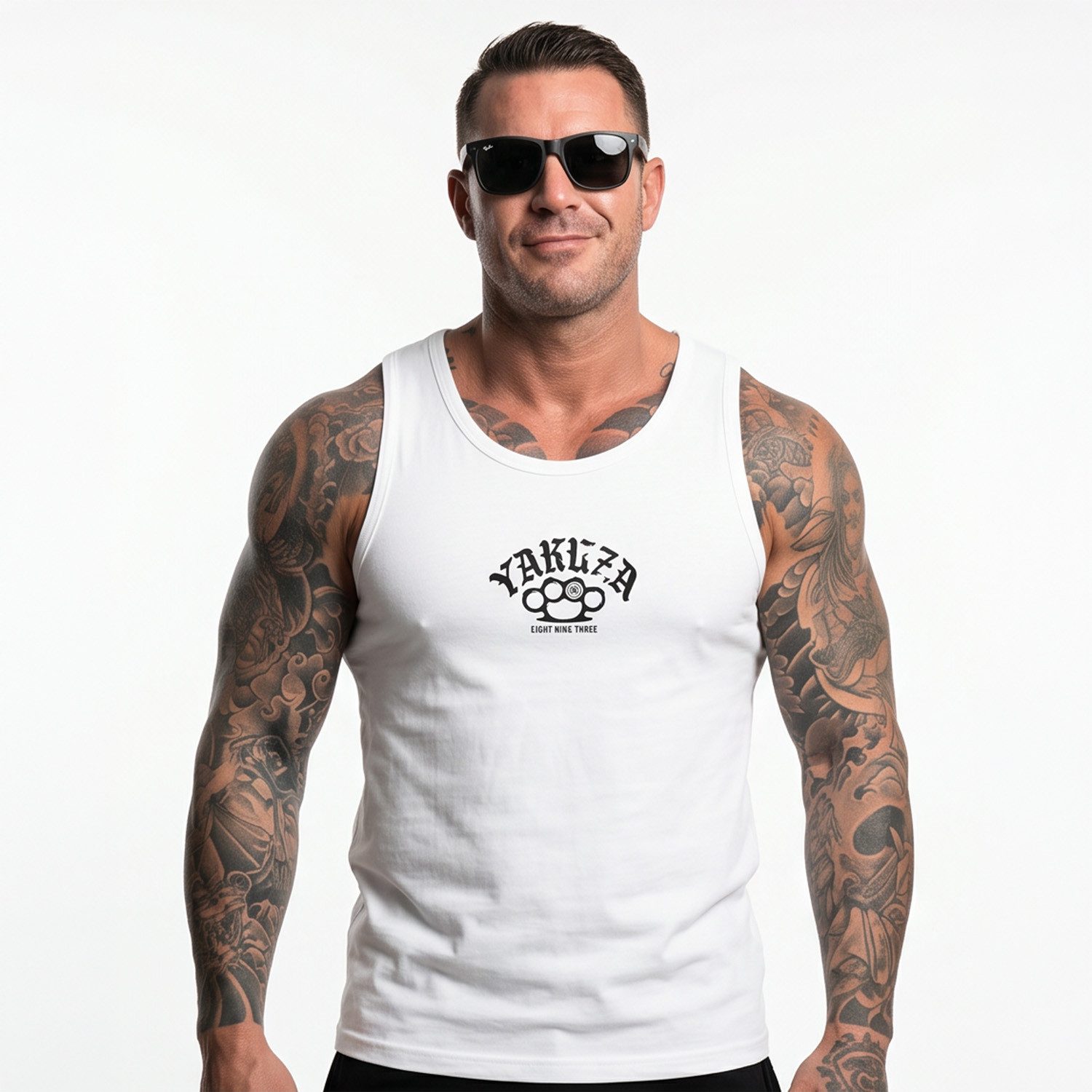 YAKUZA Muskelshirt Crusher mit Ringerrücken