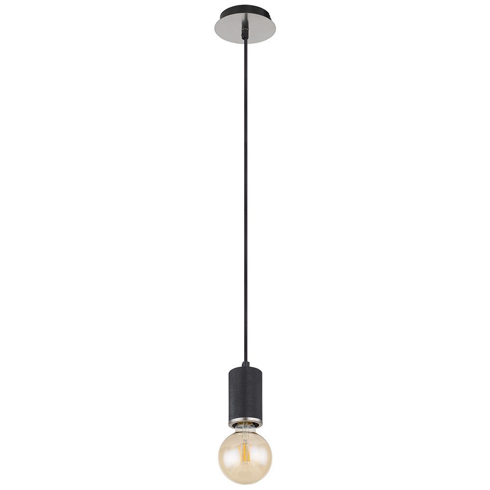 GLOBO LIGHTING Hängeleuchte, Leuchtmittel nicht inklusive, Pendellampe Esstisch hängend Hängelampe einflammig schwarz. Reduzierter Preis € 19,99. Unverbindliche Preisempfehlung € 49,99