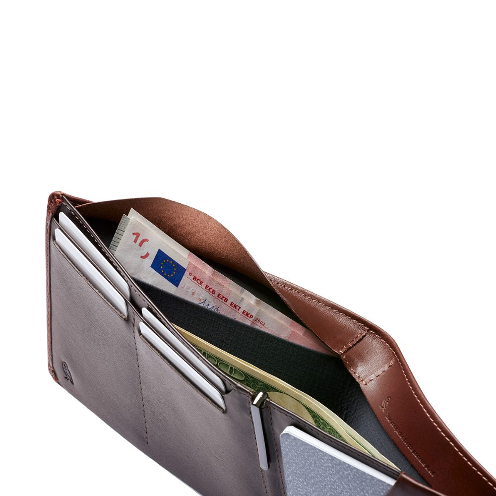 10 Karten, Wallet, und Pass, für Brieftasche Bargeld Fächer Cocoa Tickets, Bellroy Travel bis zu RFID-Schutz