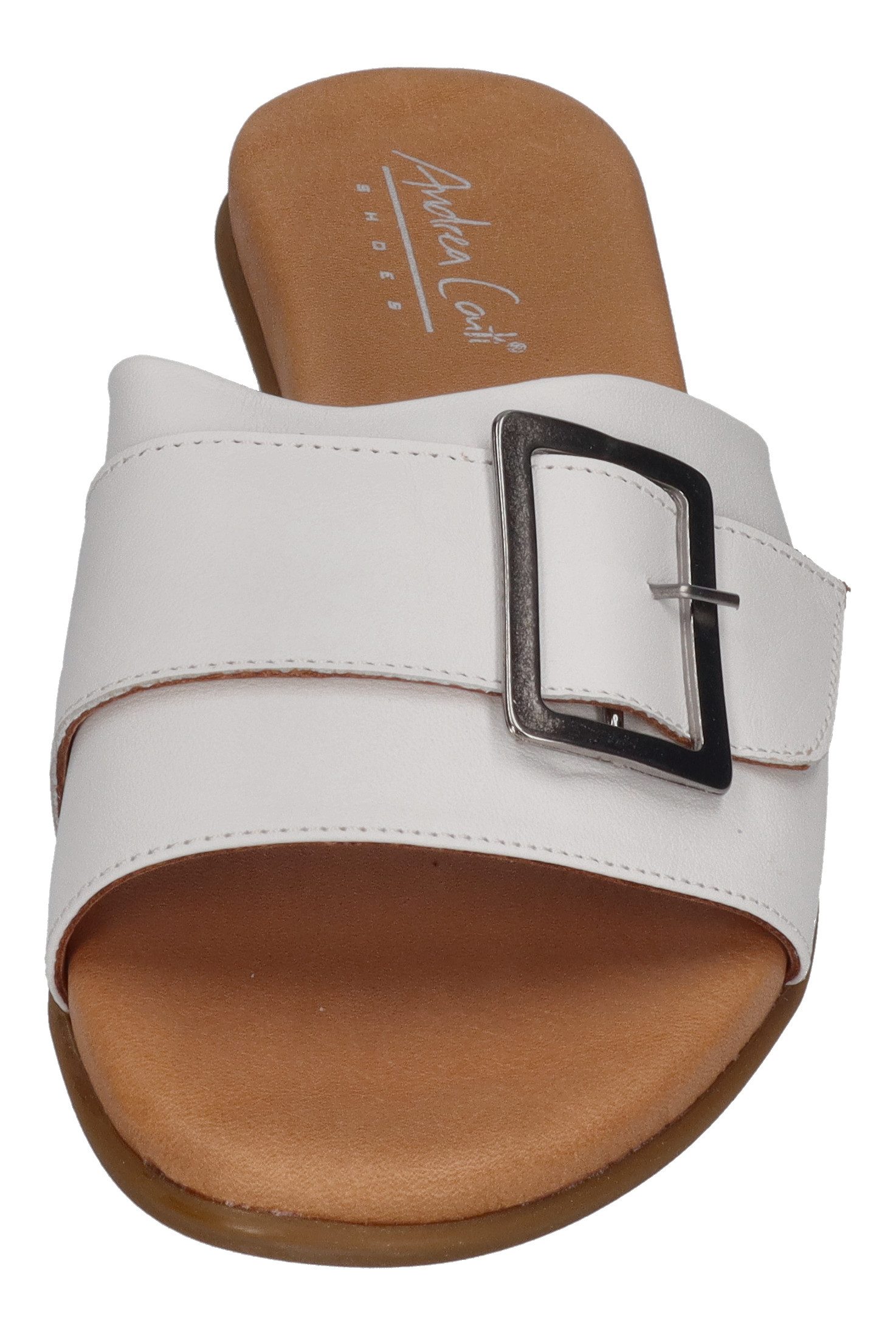 Andrea Conti 0455904 Pantolette weiß