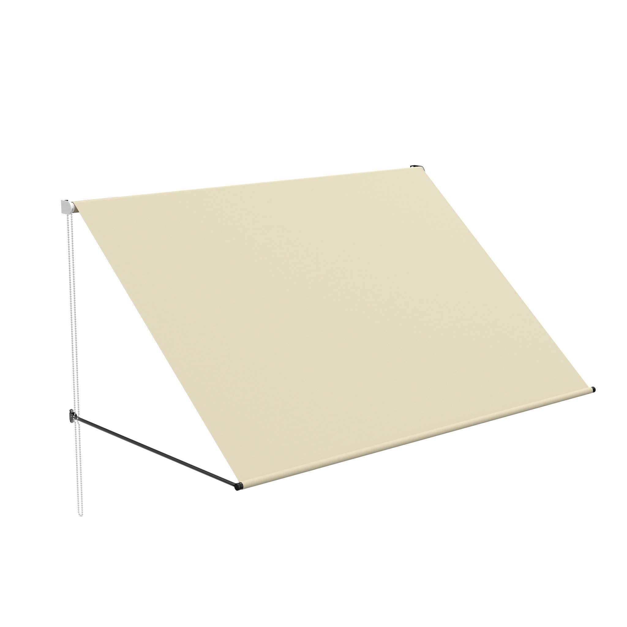 FIVMEN Markise Balkon Fallarmmarkise Einziehbar Balkonmarkise Sonnenschutz Schattenspender für Fenster Balkon