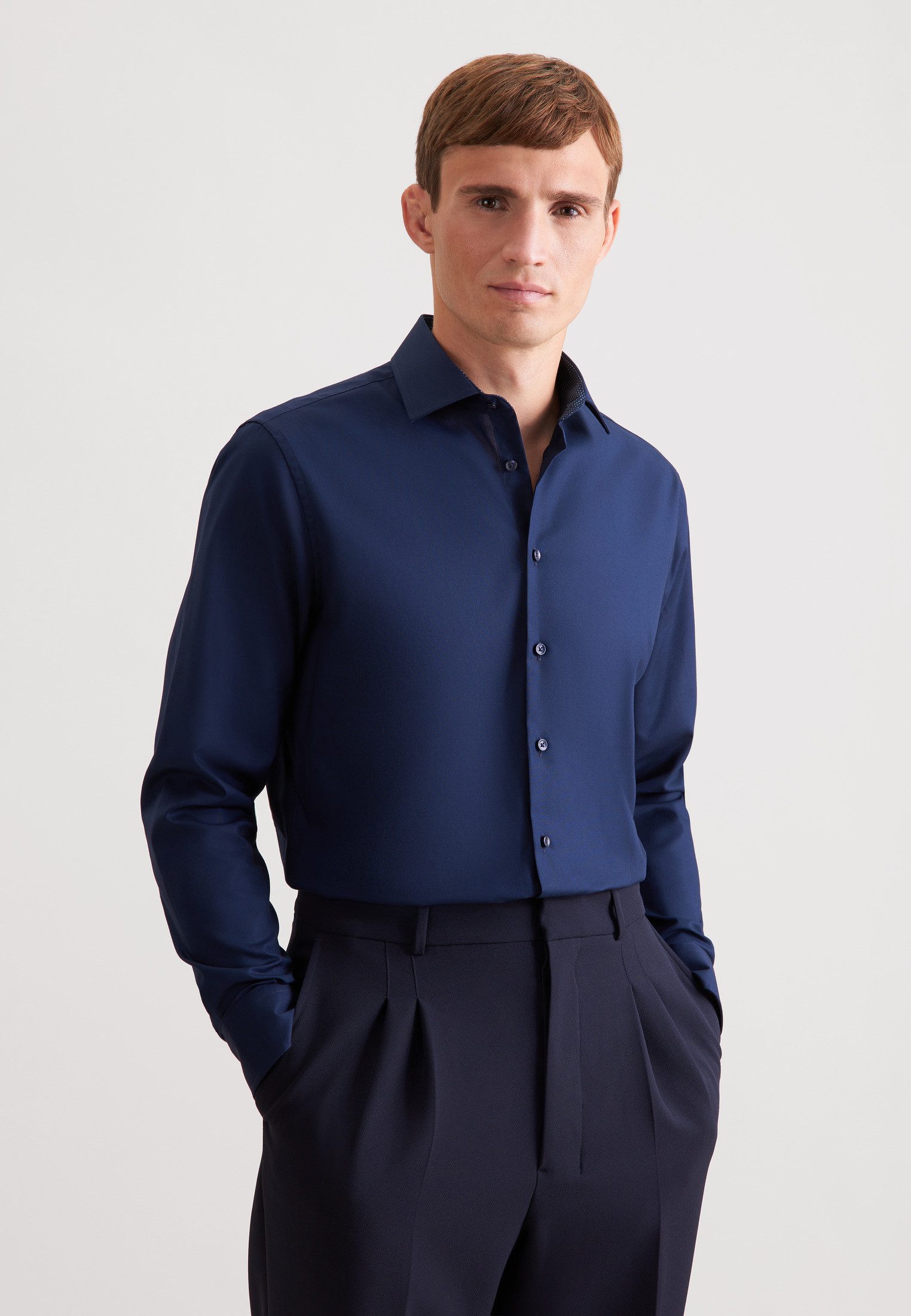 Businesshemd Schwarze Rose