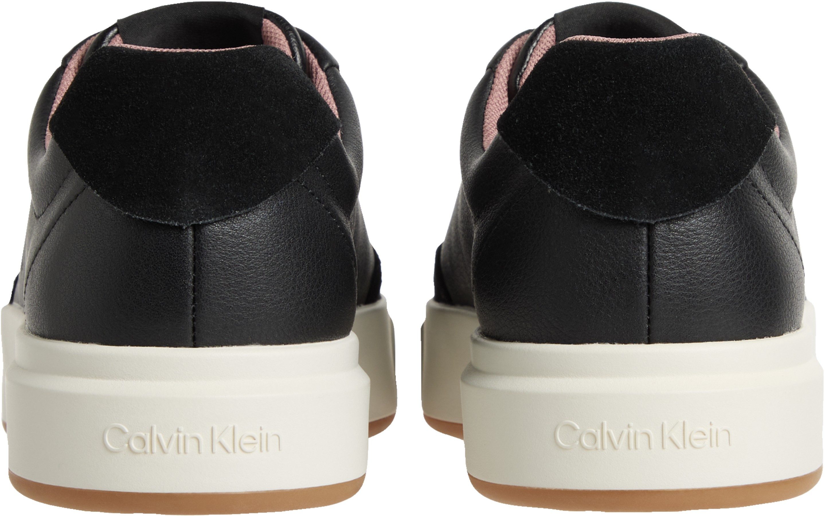 Calvin Klein Jeans BASKET CUPSOLE LACEUP LTH MIX Sneaker Basket-Sneaker, Halbschuh, Schnürschuh mit Plateausohle